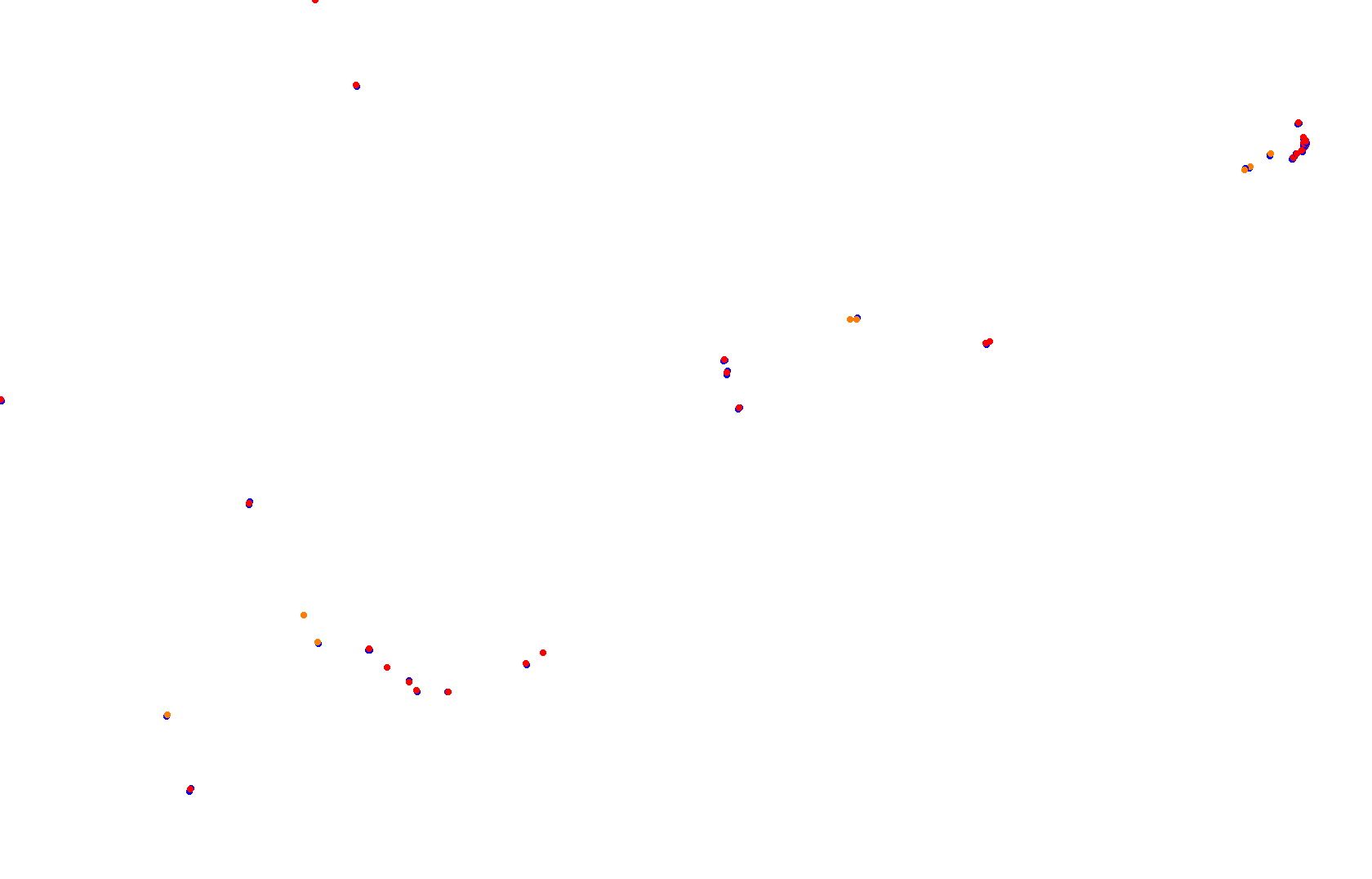 SRV Hockenheimring 2022 - Layout GP (3xDRS) collisions