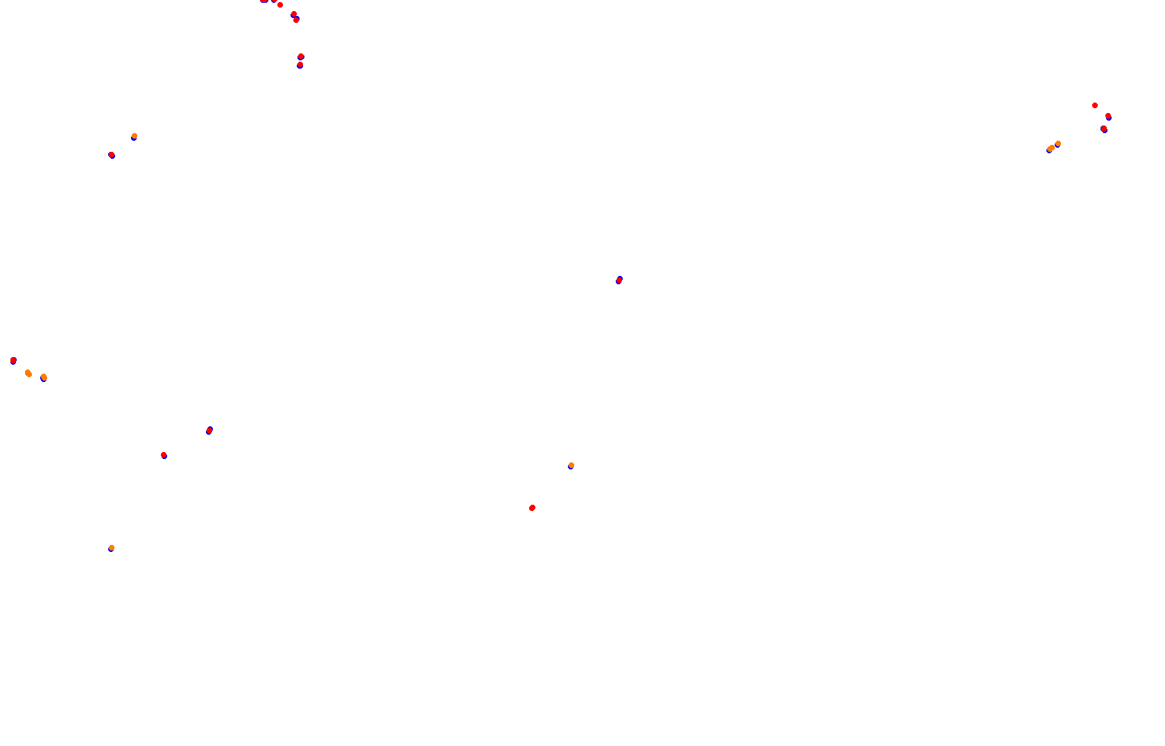 SRV Hockenheimring 2022 - Layout GP (3xDRS) collisions