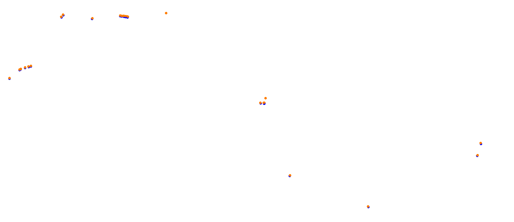 SRV Mugello Layout GP (3xDRS) collisions