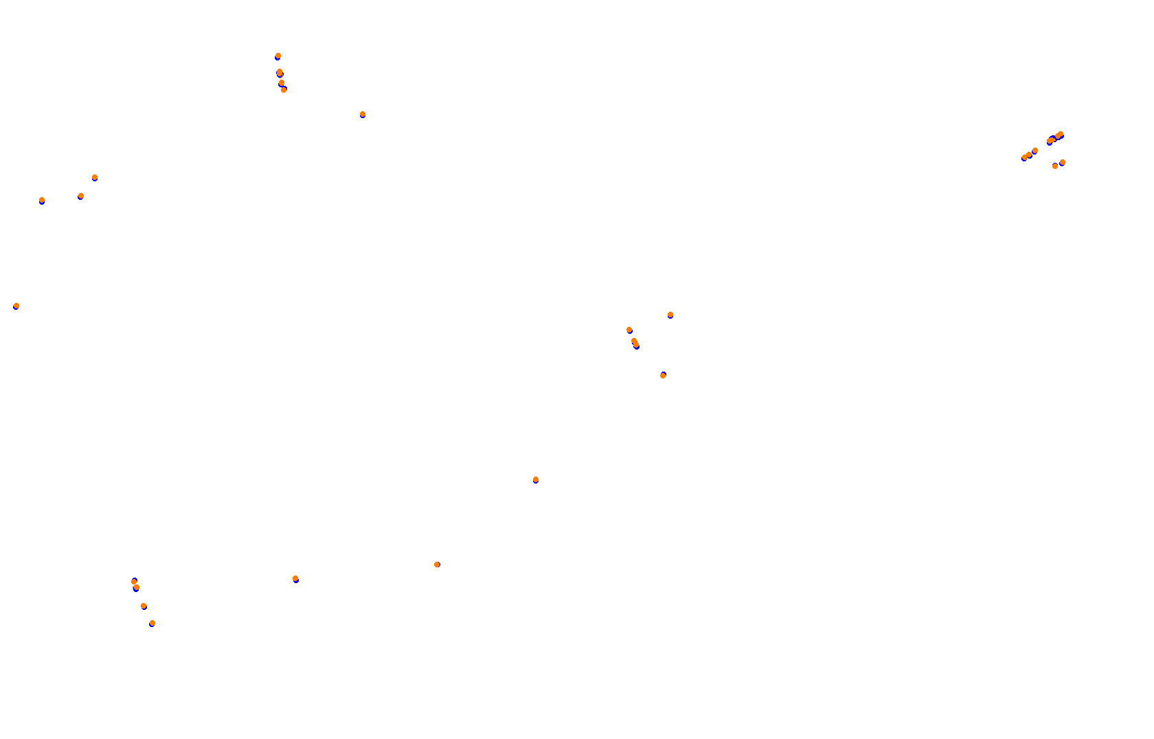 SRV Hockenheimring 2022 - Layout GP (3xDRS) collisions