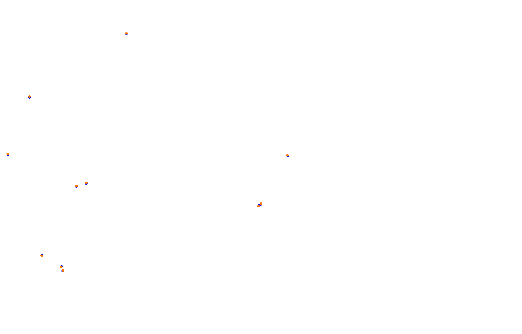 SRV Hockenheimring 2022 - Layout GP (3xDRS) collisions