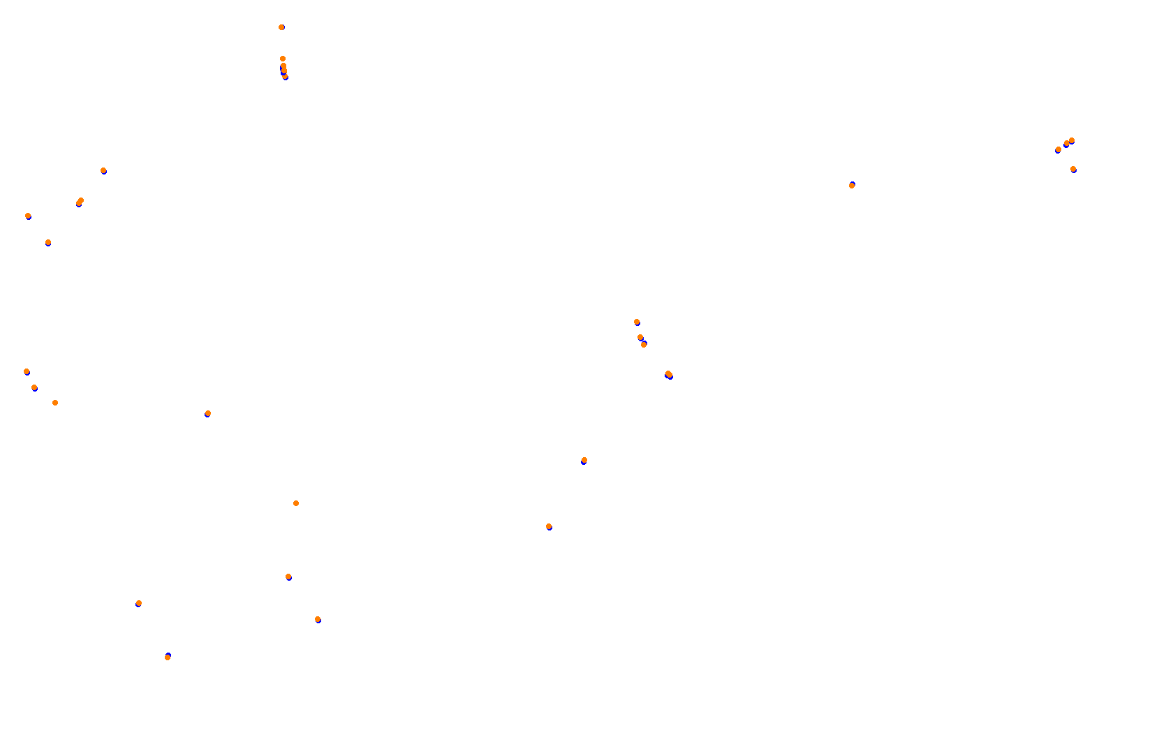 SRV Hockenheimring 2022 - Layout GP (3xDRS) collisions