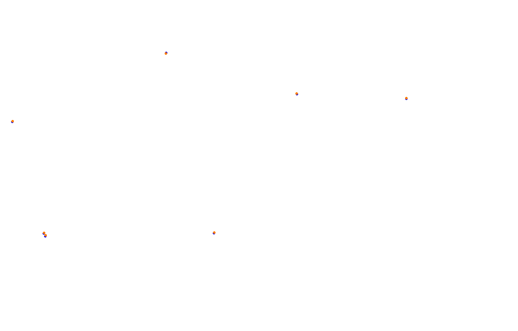 SRV Hockenheimring 2022 - Layout GP (3xDRS) collisions