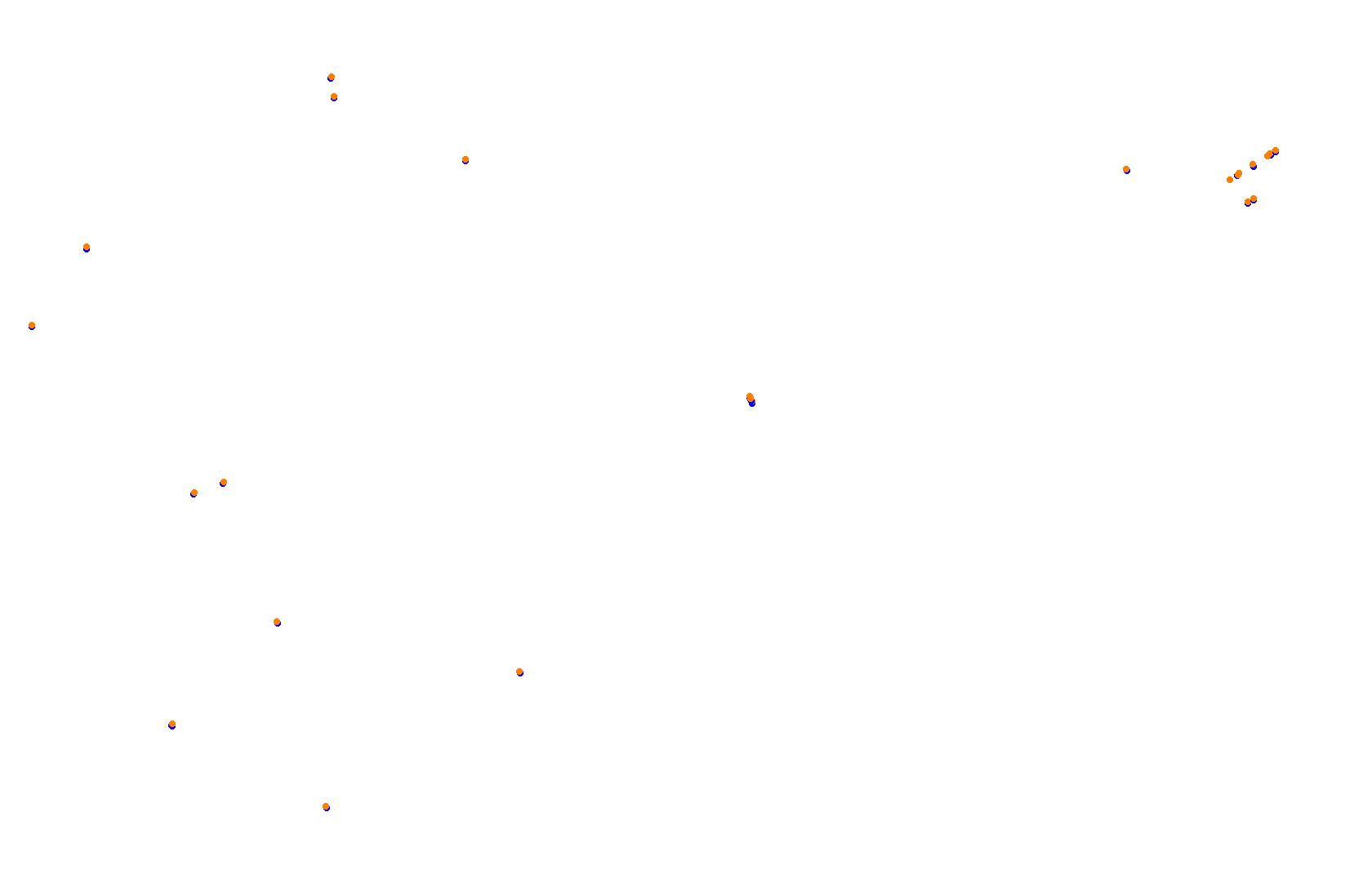 SRV Hockenheimring 2022 - Layout GP (3xDRS) collisions