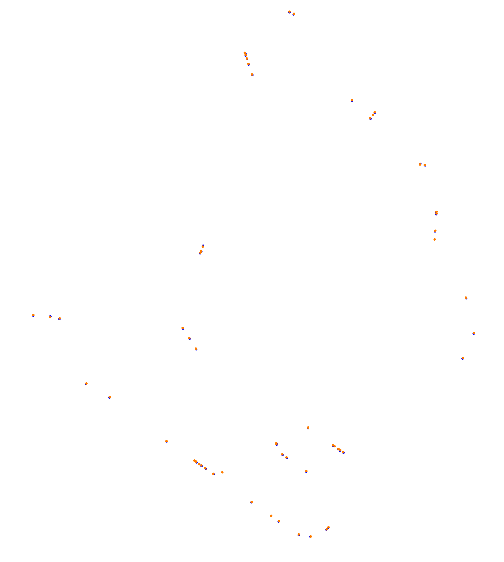 SRV Hungaroring 2023 - Layout GP (3xDRS) collisions