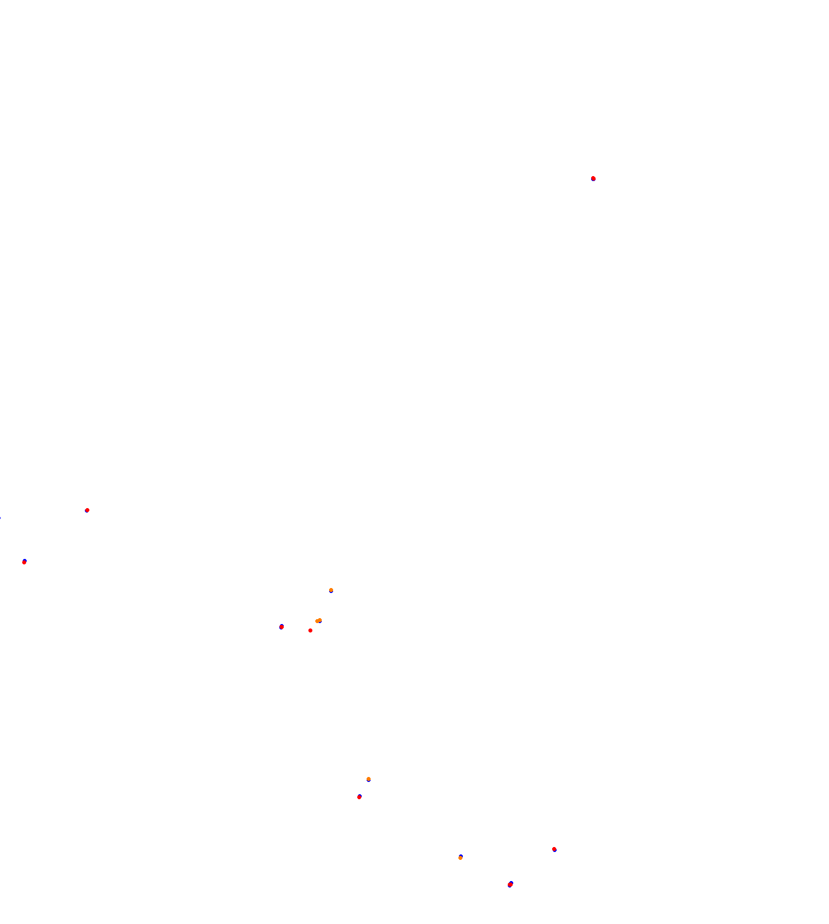 SRV Hungaroring 2023 - Layout GP (3xDRS) collisions