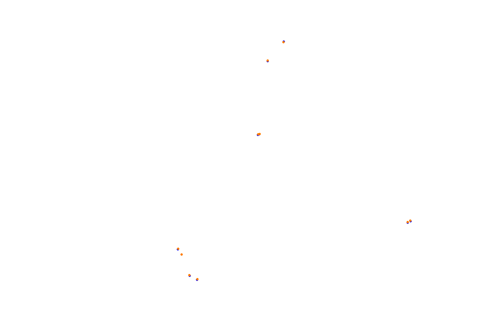 SRV Red Bull Ring 2024 - Layout GP (3xDRS) collisions