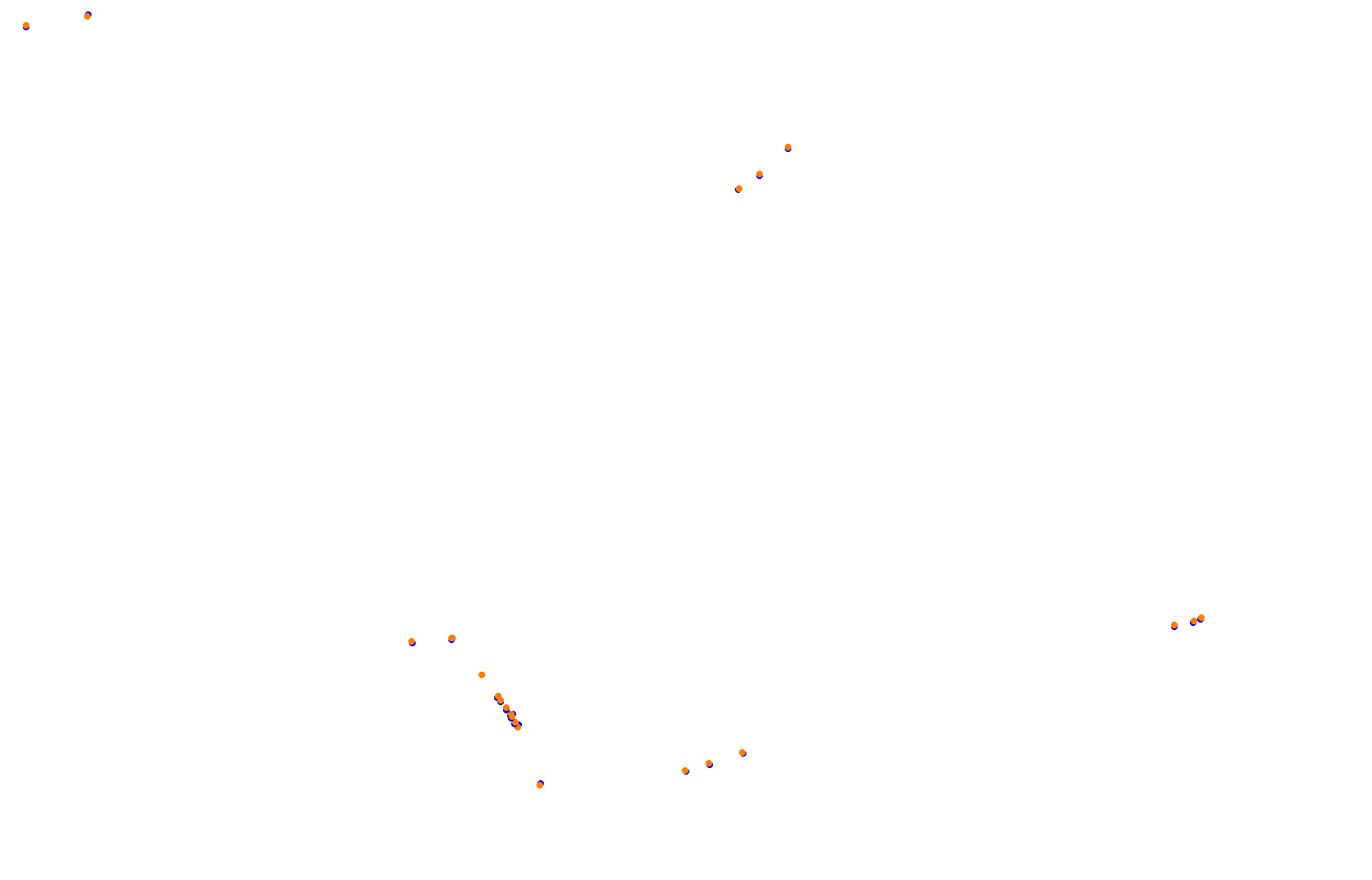 SRV Red Bull Ring 2024 - Layout GP (3xDRS) collisions