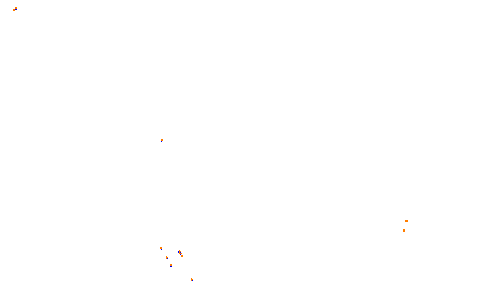 SRV Red Bull Ring 2024 - Layout GP (3xDRS) collisions