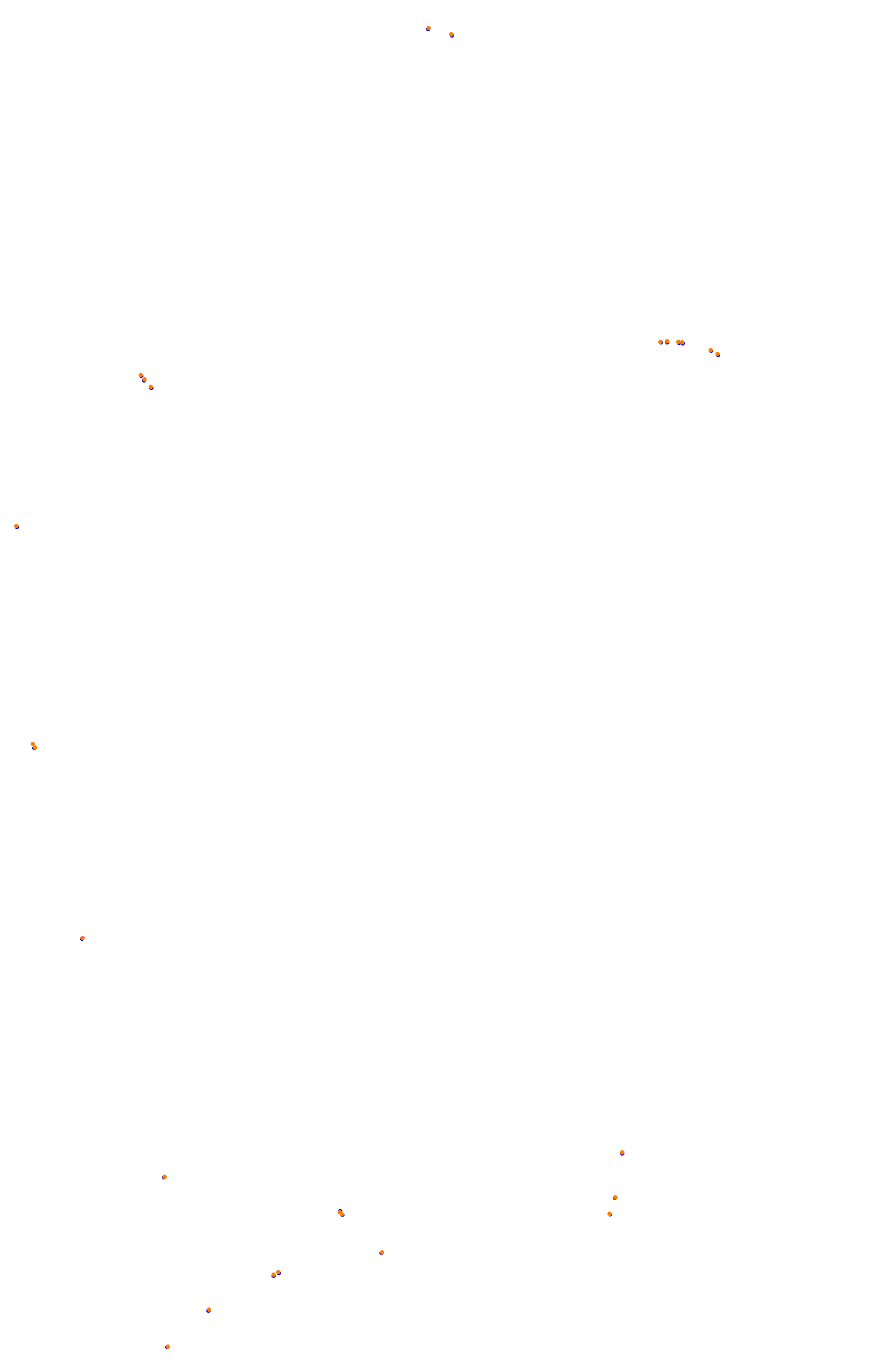 SRV Interlagos 2022 - Layout GP (3xDRS) collisions