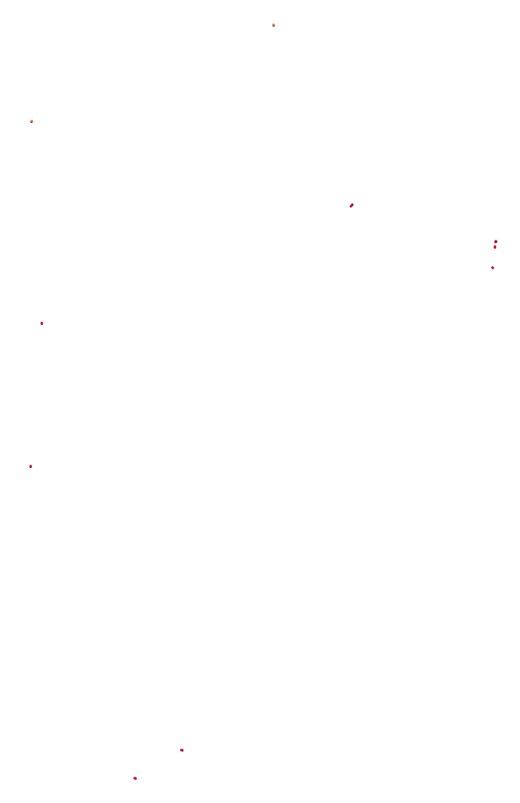 SRV Interlagos 2022 - Layout GP (3xDRS) collisions