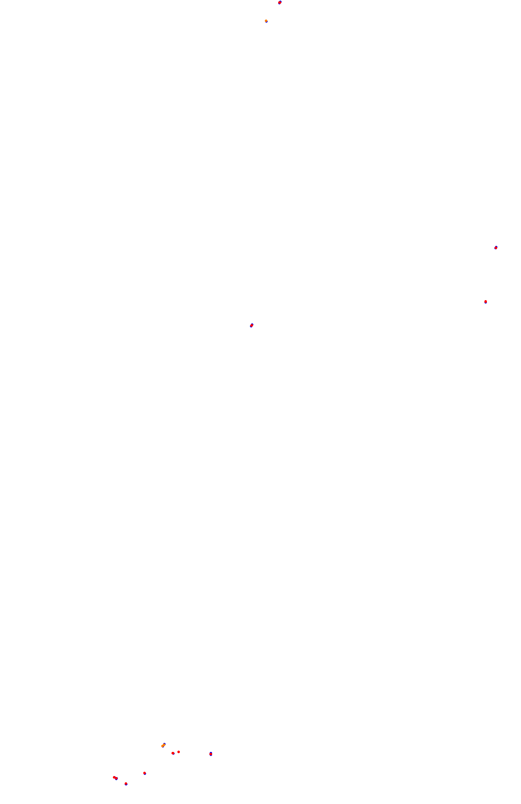 SRV Interlagos 2022 - Layout GP (3xDRS) collisions