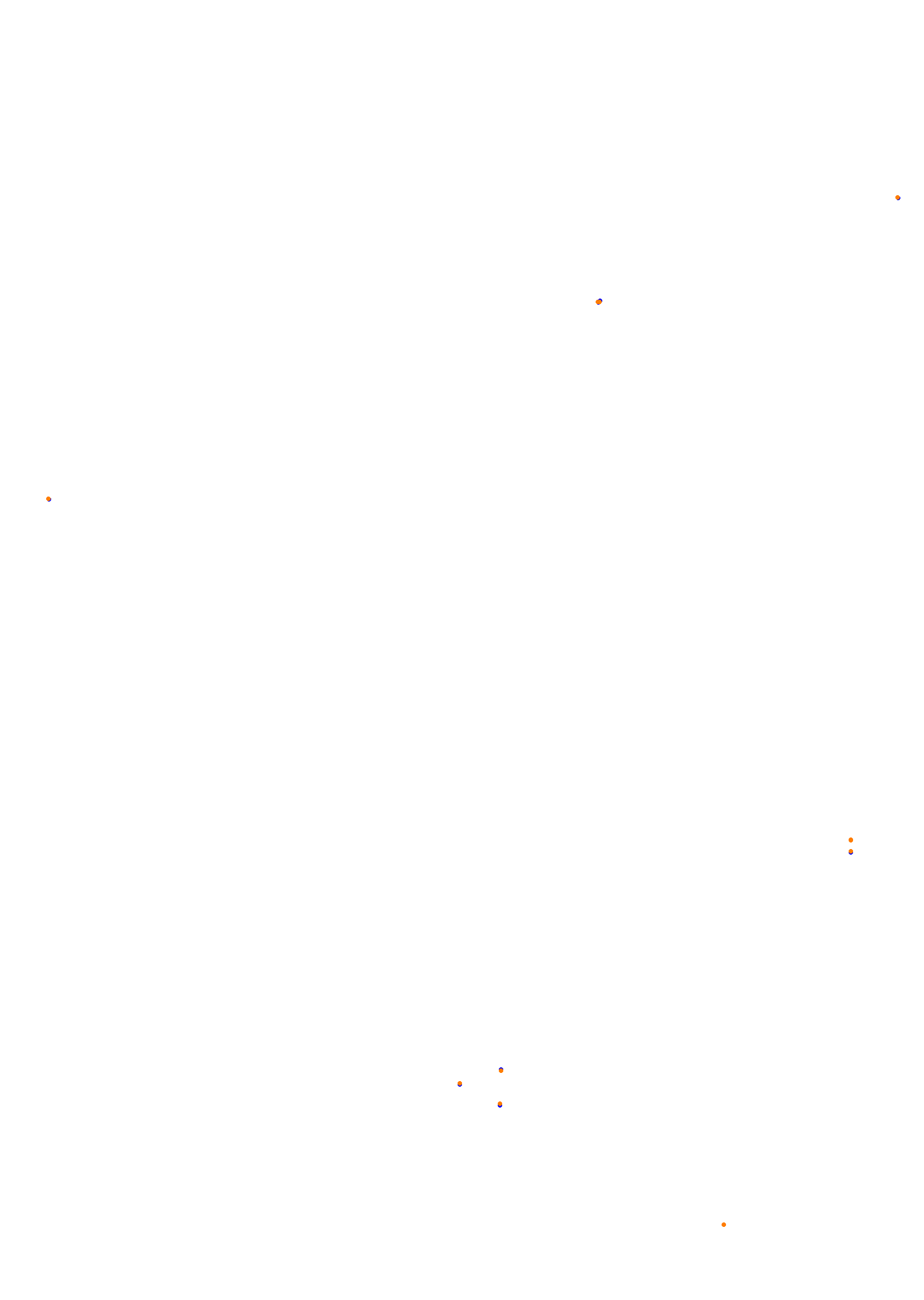 SRV Road America Layout GP (3xDRS) collisions