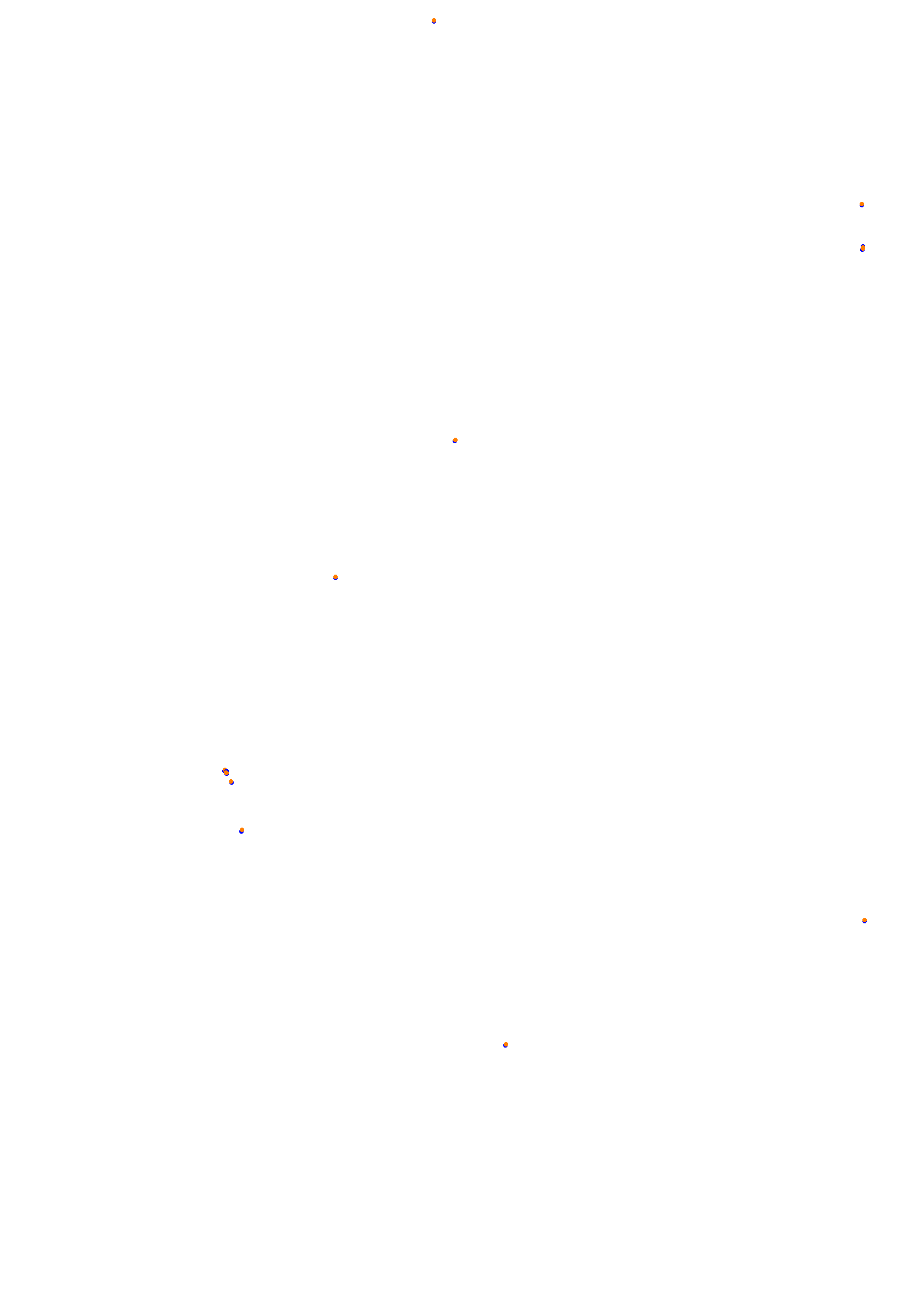 SRV Road America Layout GP (3xDRS) collisions