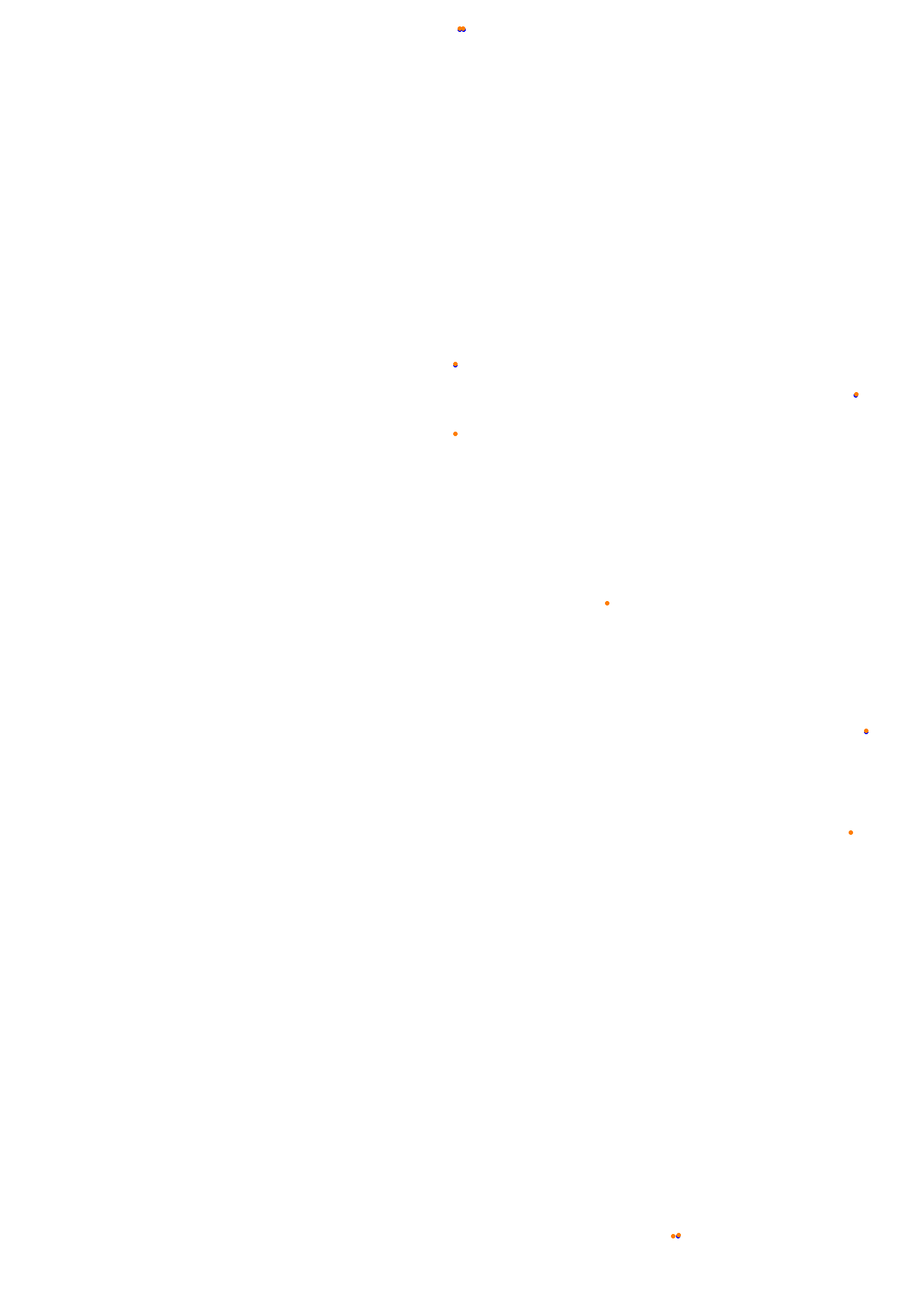 SRV Road America Layout GP (3xDRS) collisions