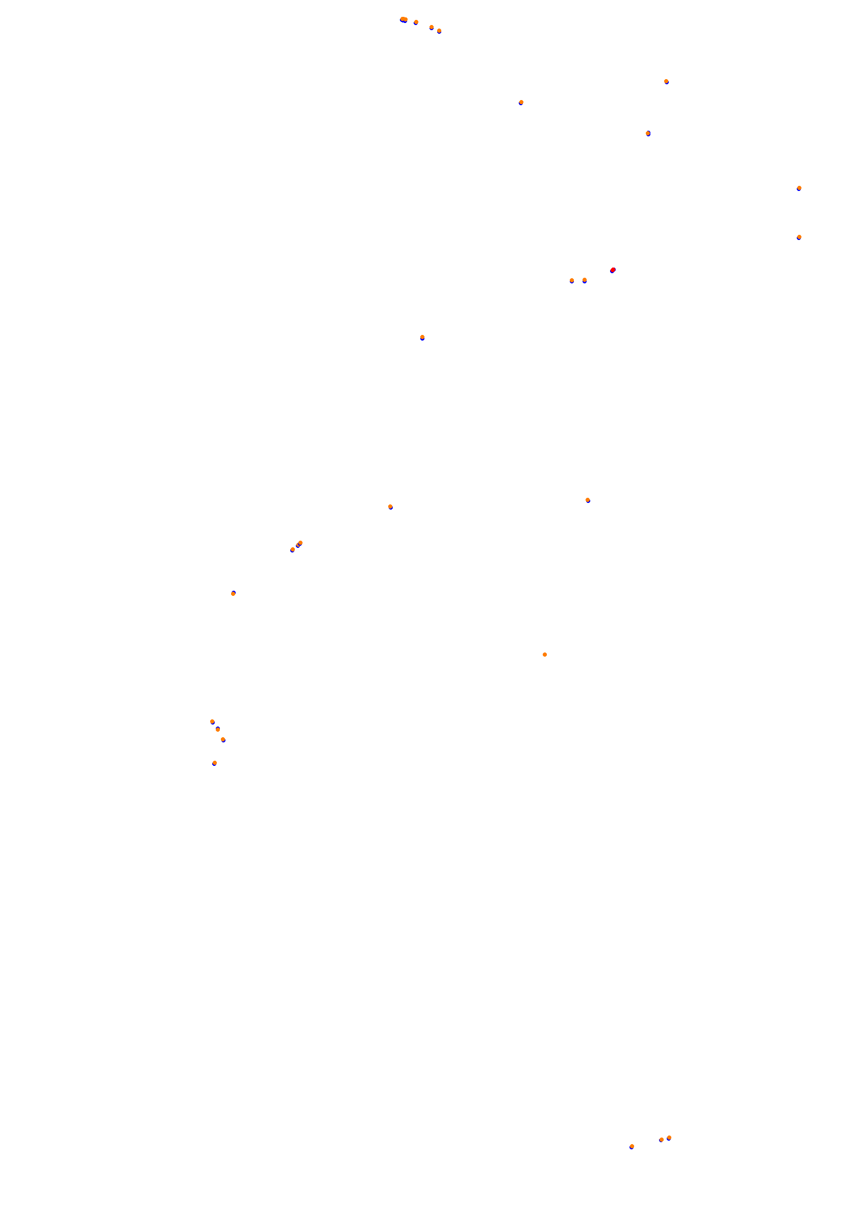 SRV Road America Layout GP (3xDRS) collisions