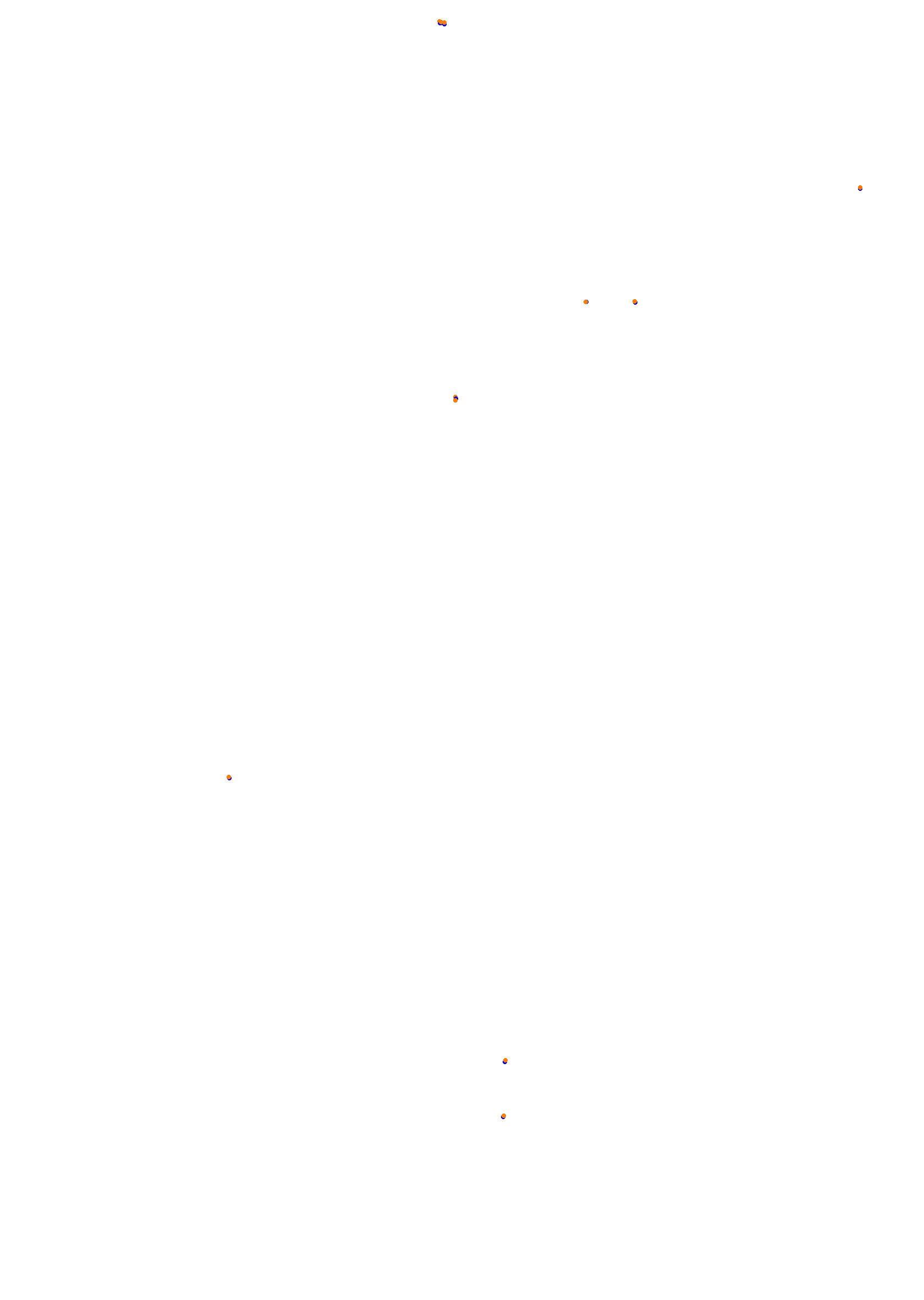 SRV Road America Layout GP (3xDRS) collisions