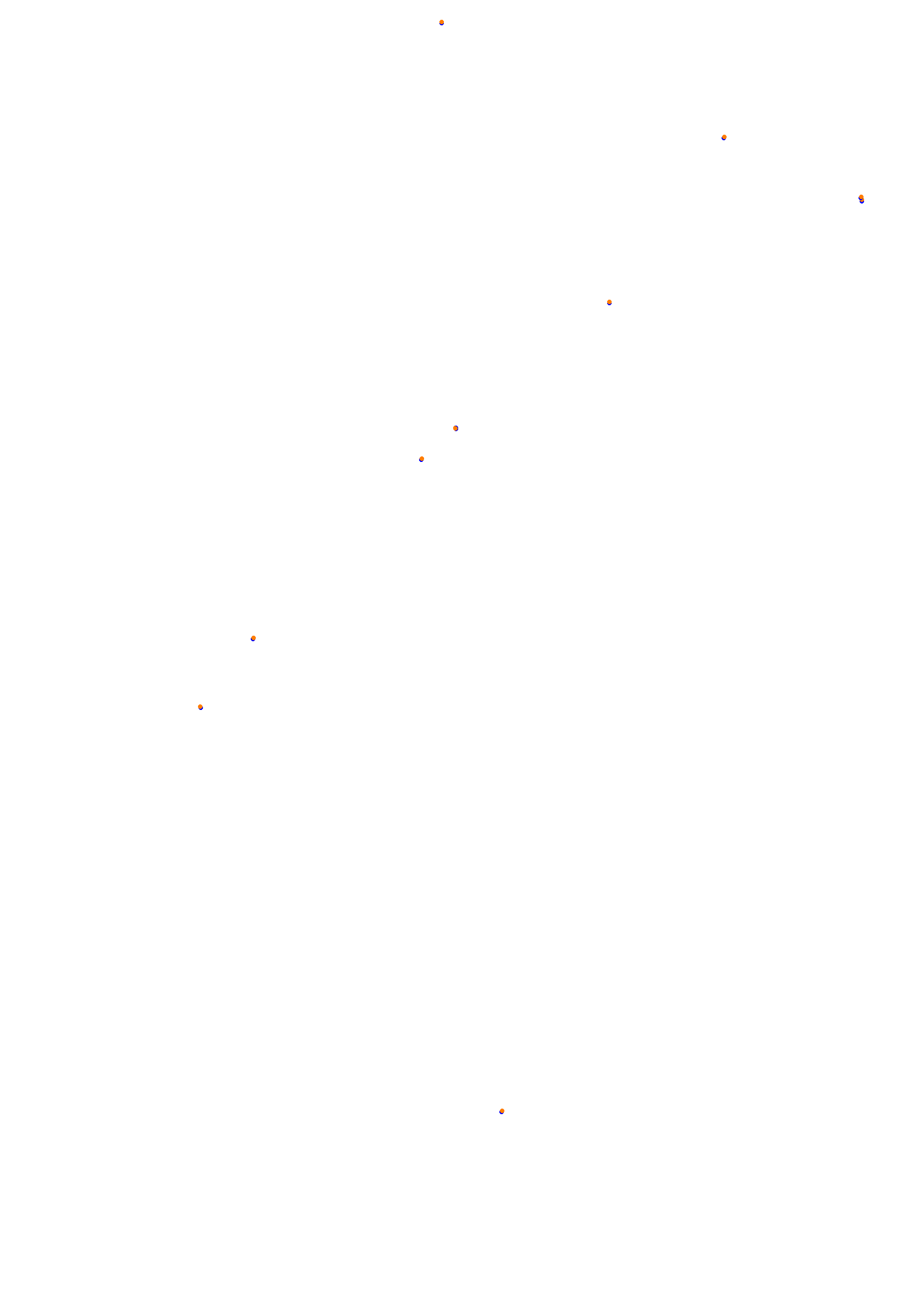 SRV Road America Layout GP (3xDRS) collisions