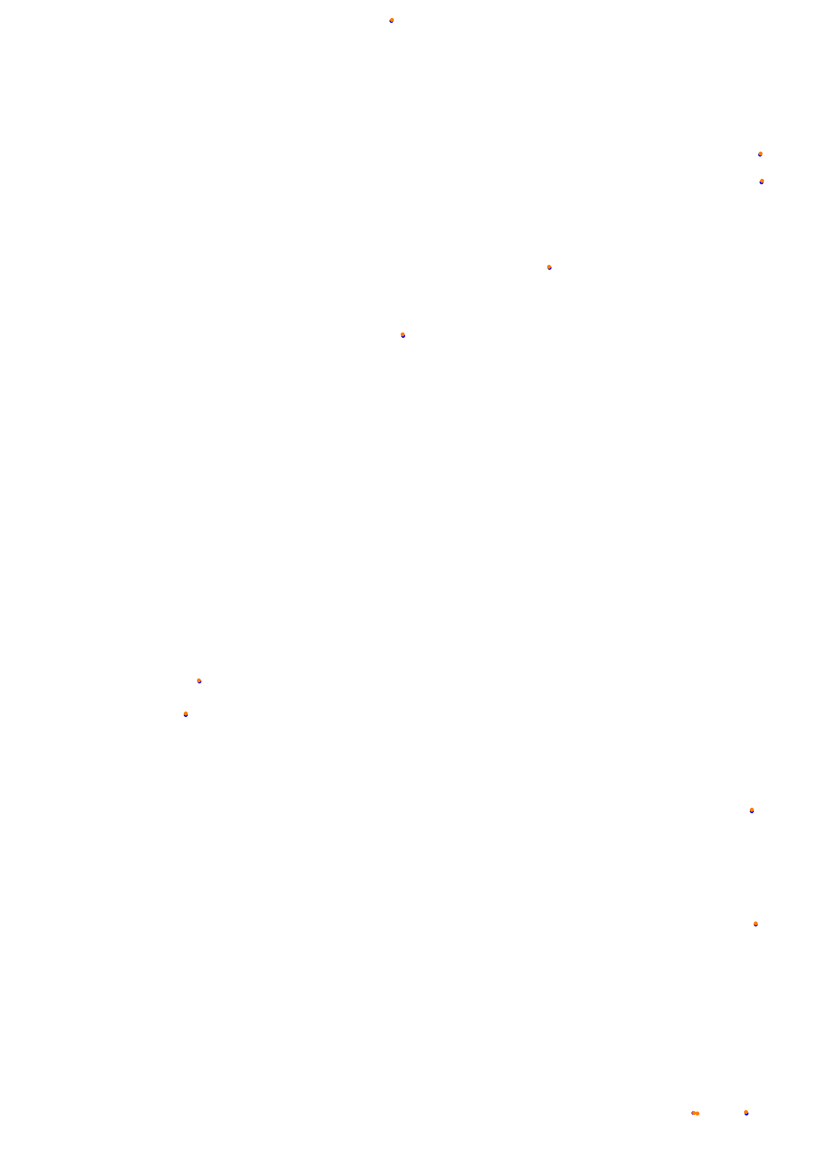 SRV Road America Layout GP (3xDRS) collisions