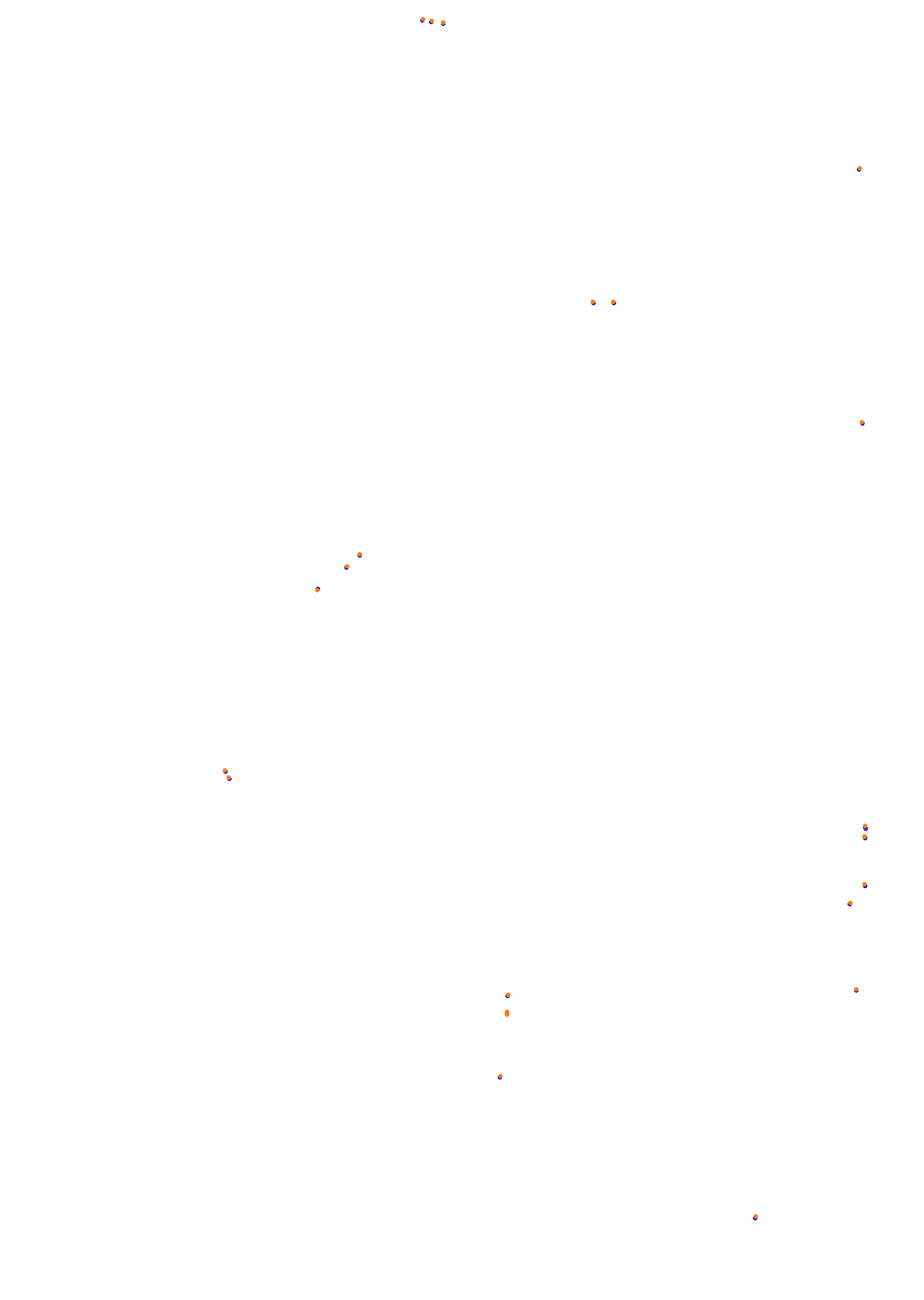 SRV Road America Layout GP (3xDRS) collisions