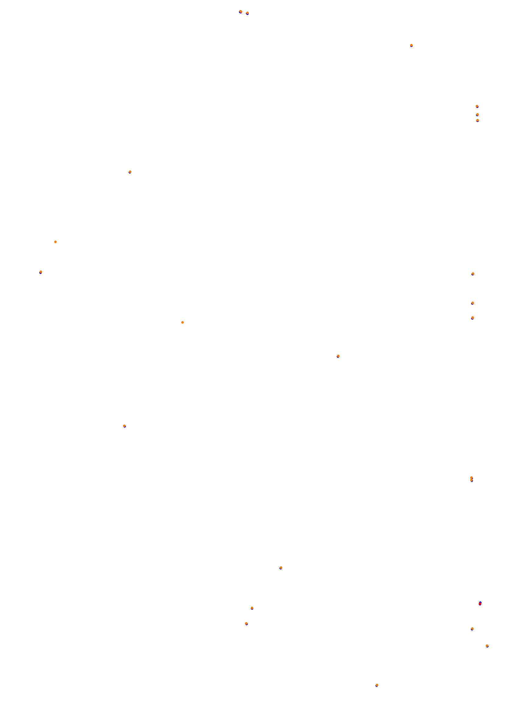 SRV Road America Layout GP (3xDRS) collisions