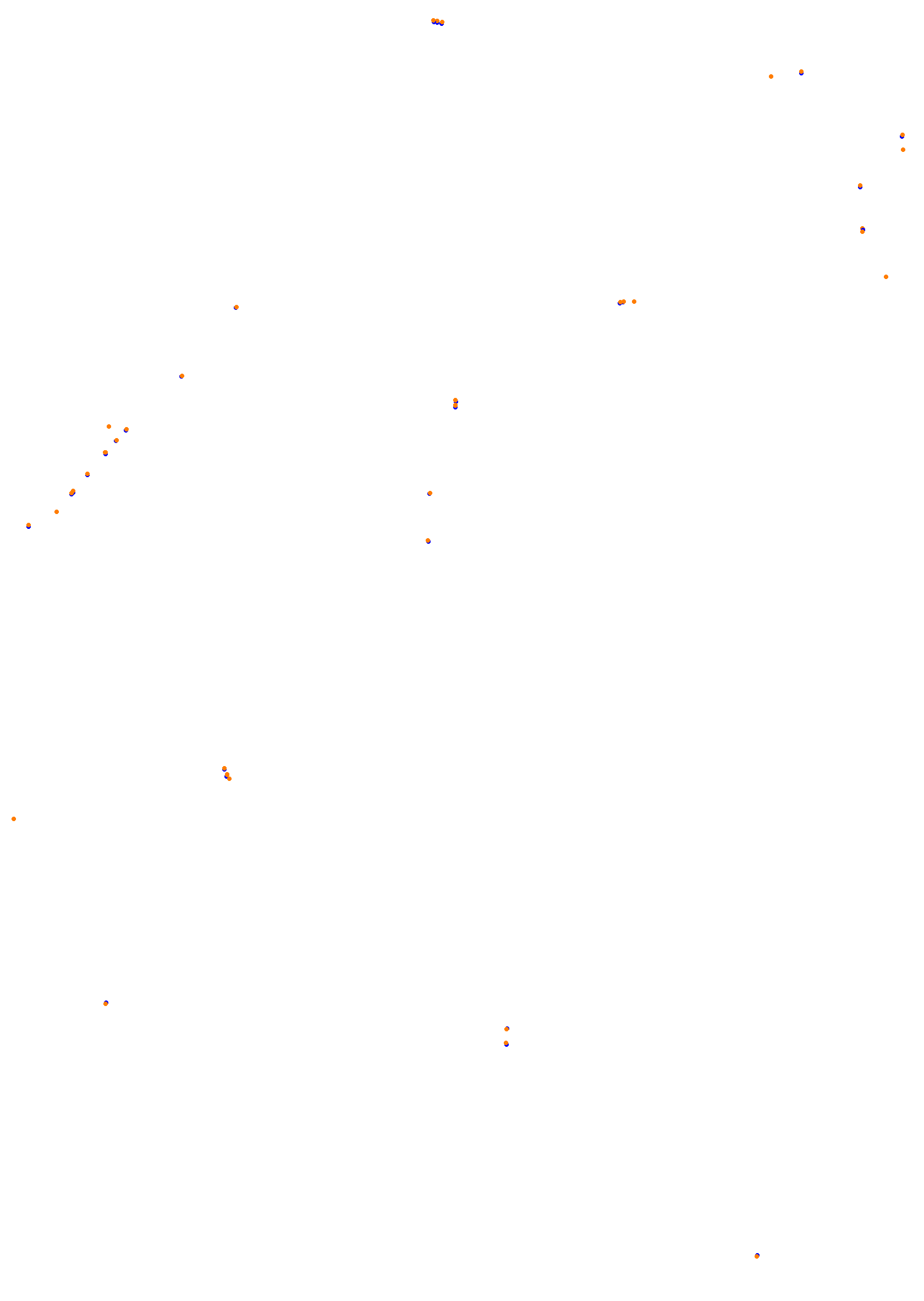 SRV Road America Layout GP collisions