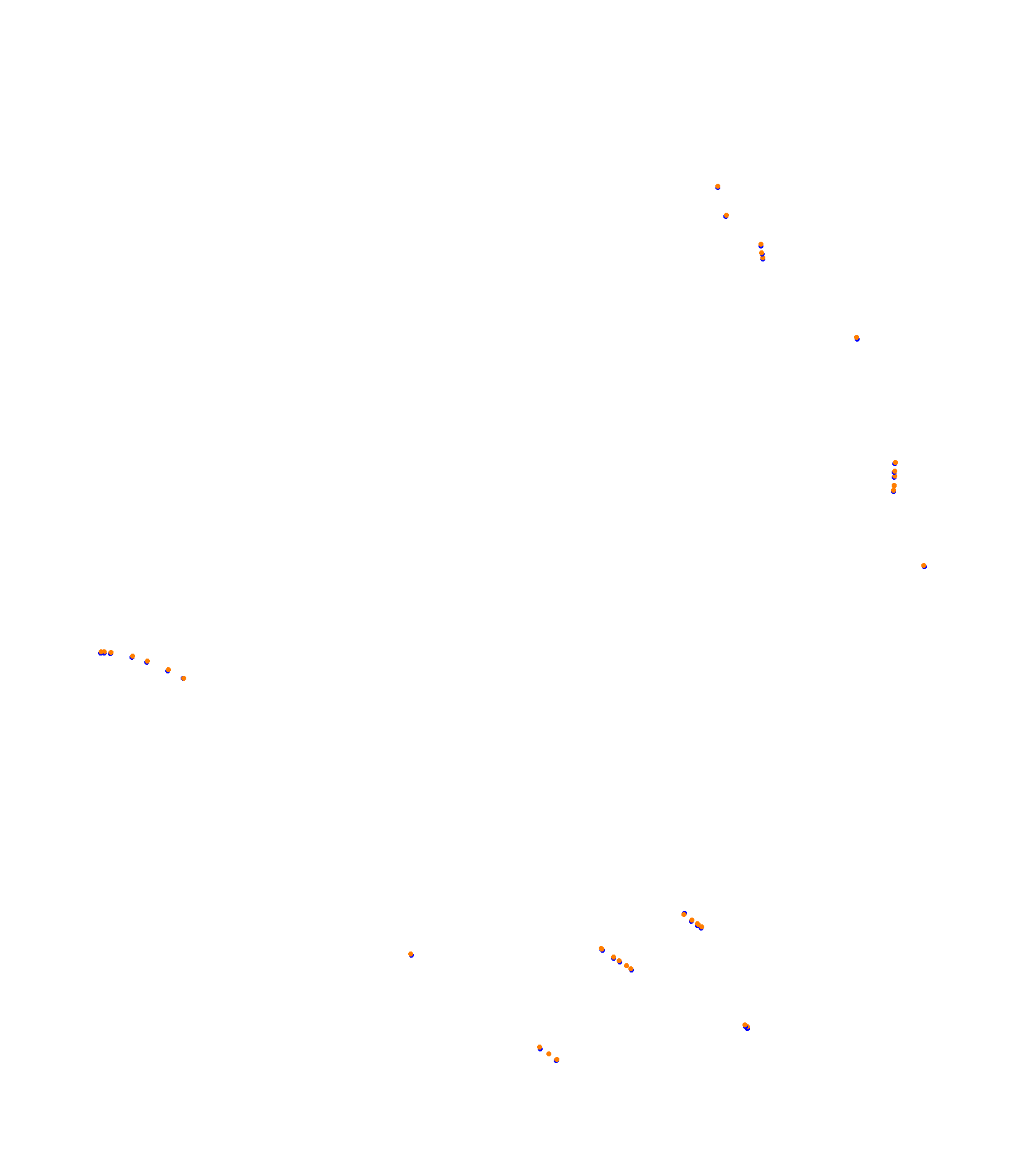 SRV Hungaroring 2023 - Layout GP (3xDRS) collisions