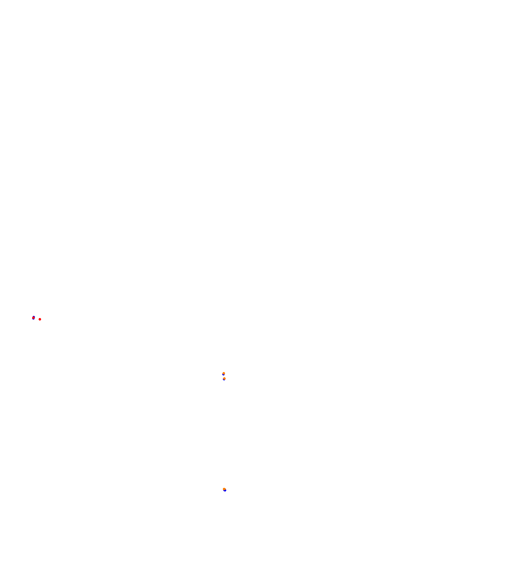 SRV Hungaroring 2023 - Layout GP (3xDRS) collisions