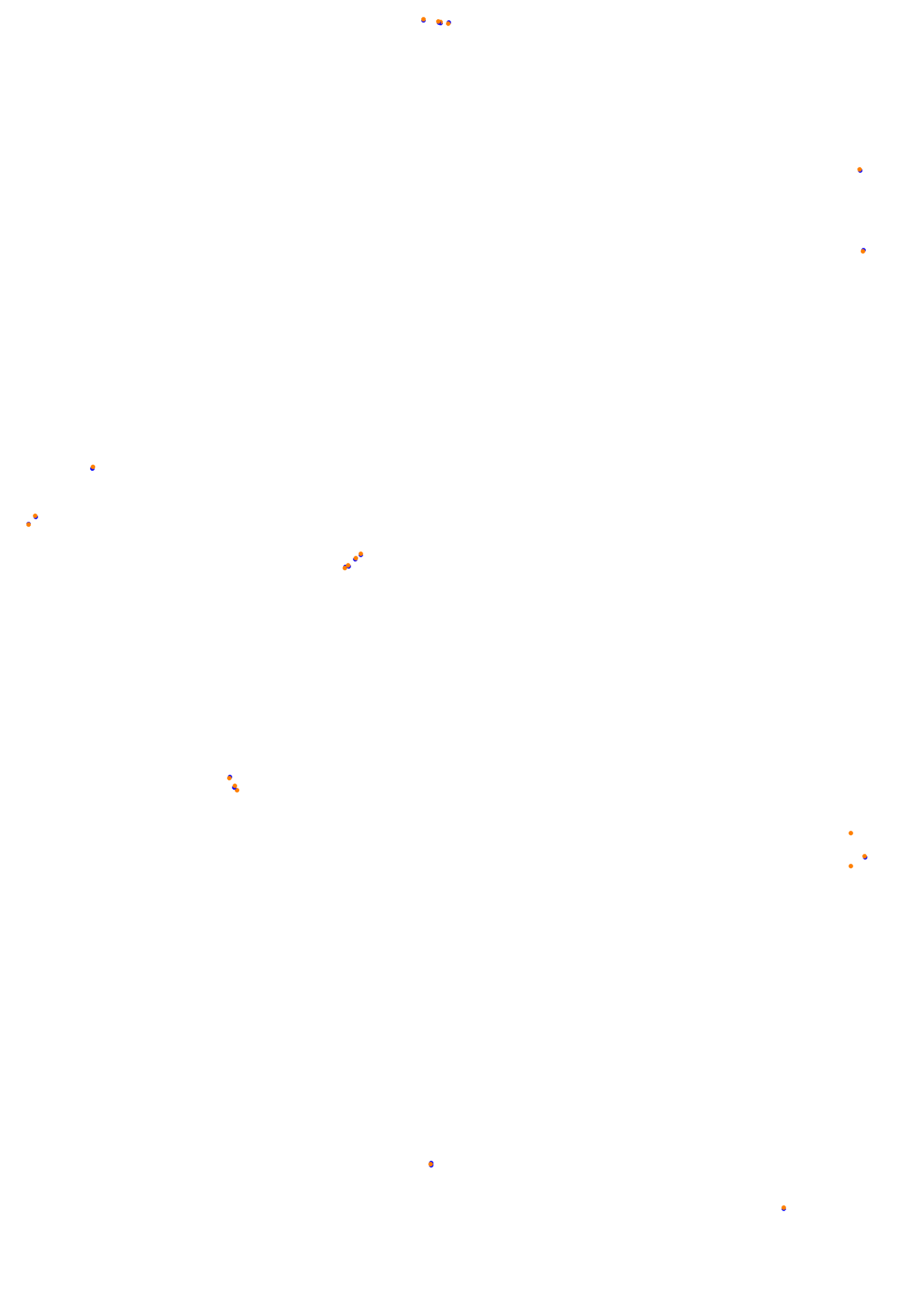 SRV Road America Layout GP collisions