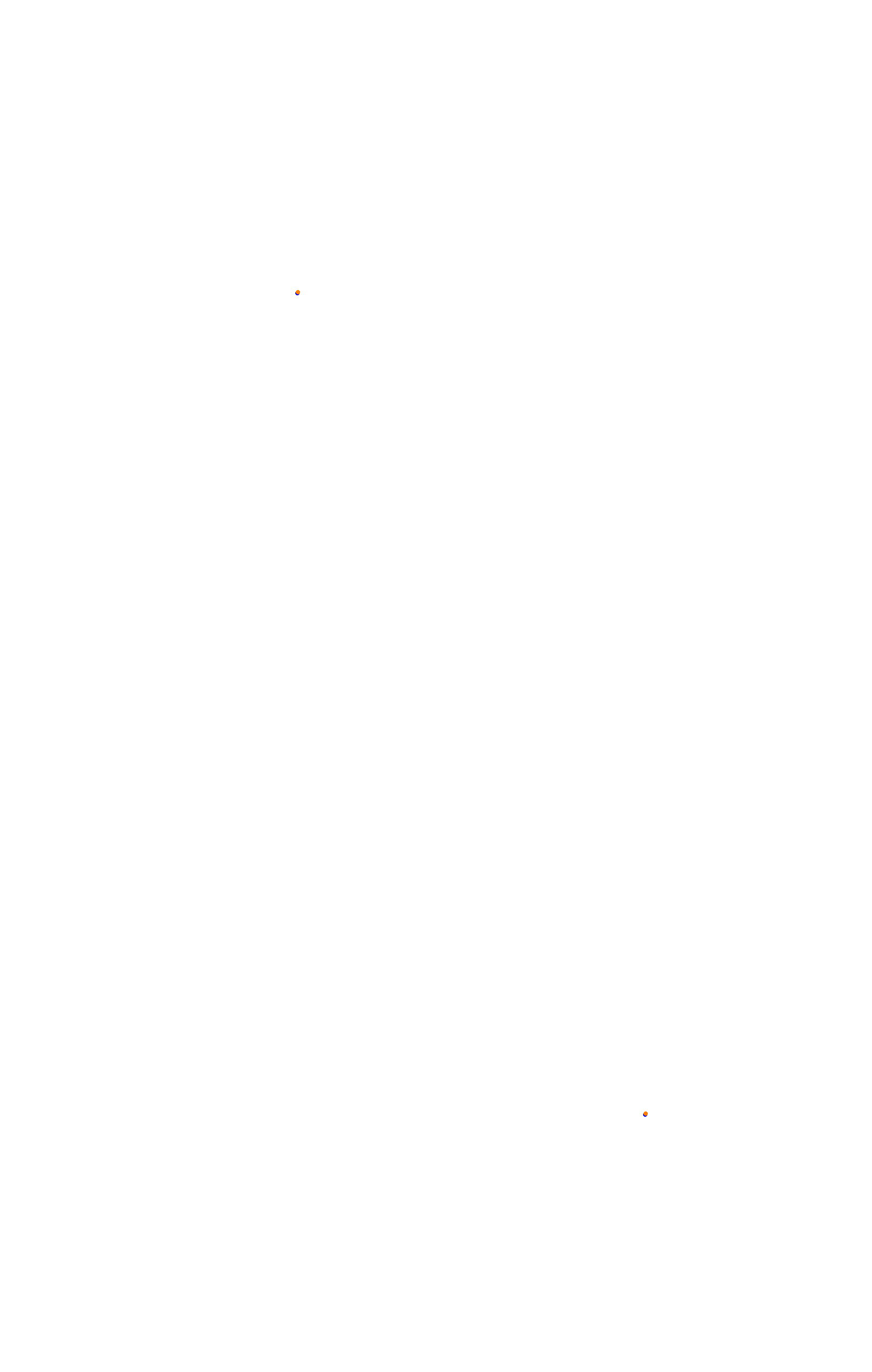 SRV Spa 2022 layout GP (3xDRS) collisions