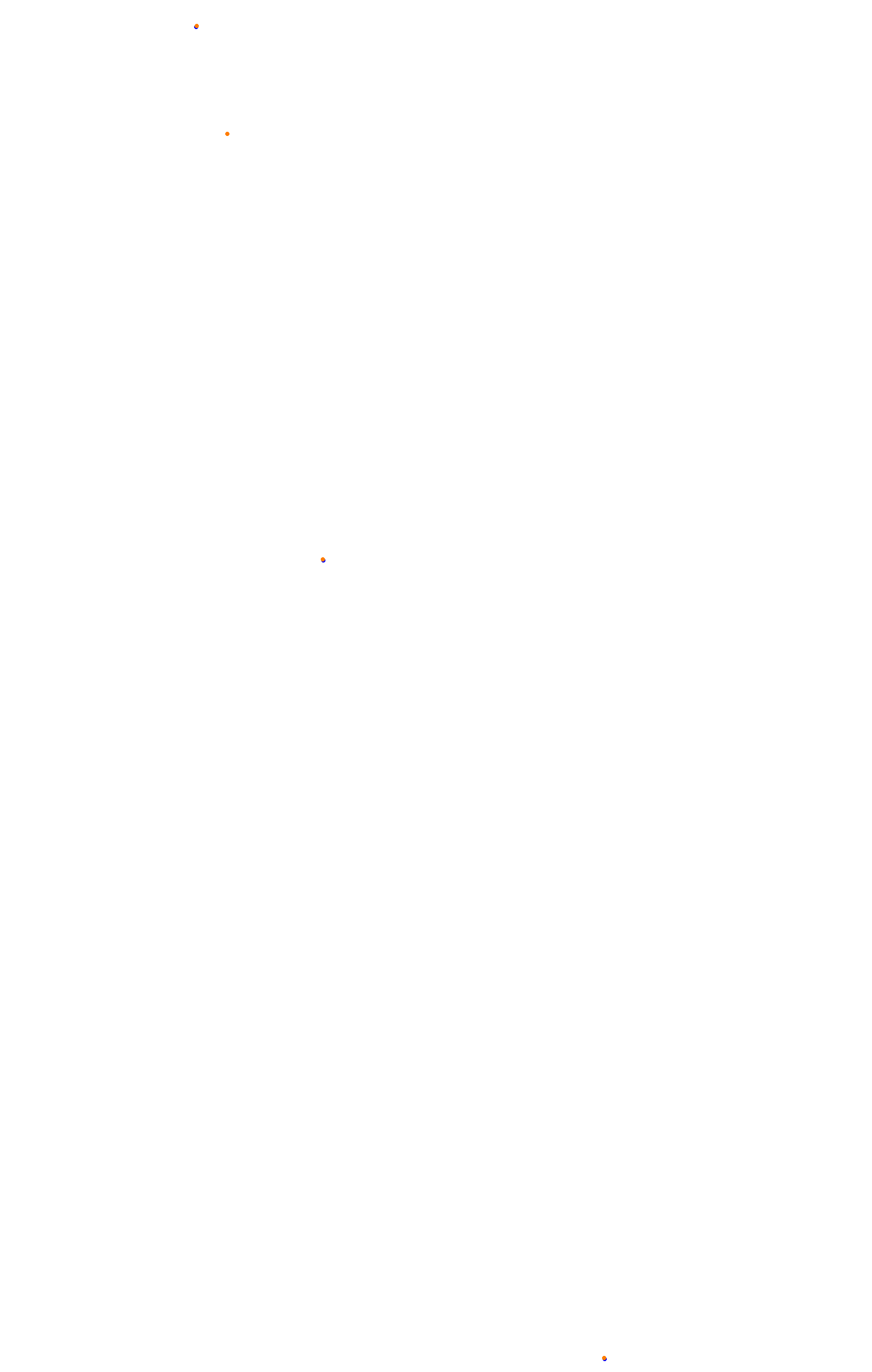 SRV SPA-Francorchamps - Layout GP (3xDRS) collisions