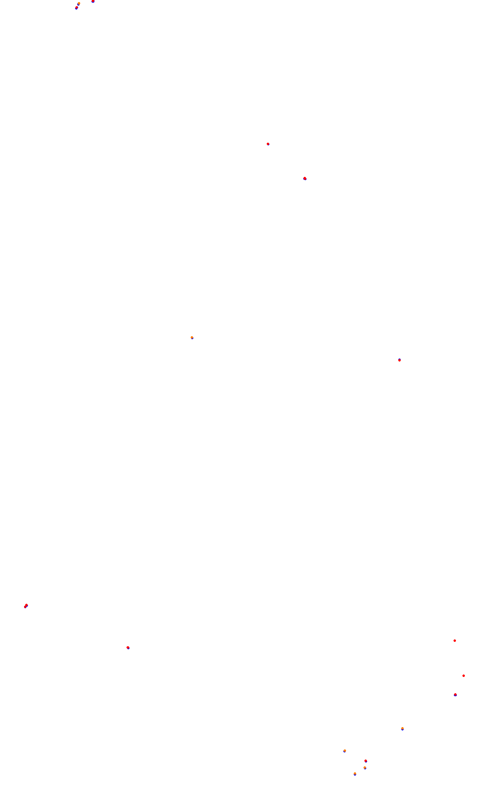 SRV Spa 2022 layout GP (3xDRS) collisions