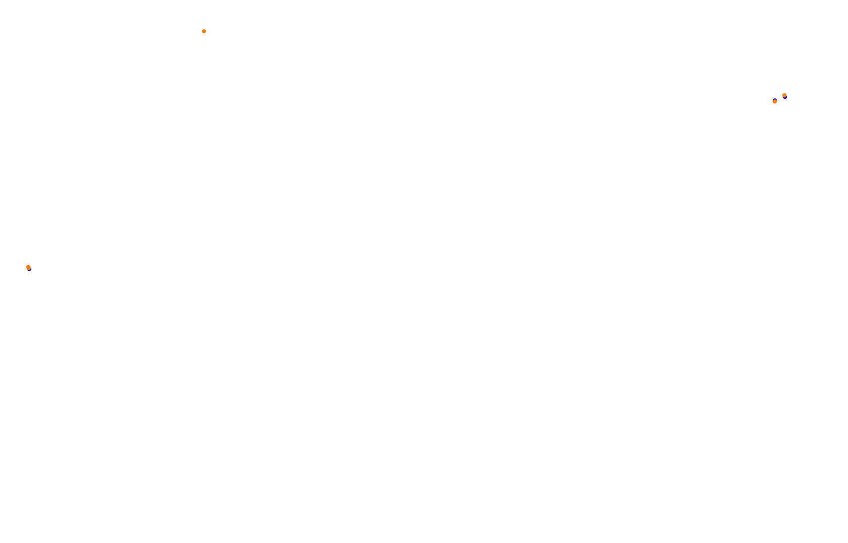 SRV Hockenheimring 2022 - Layout GP (3xDRS) collisions