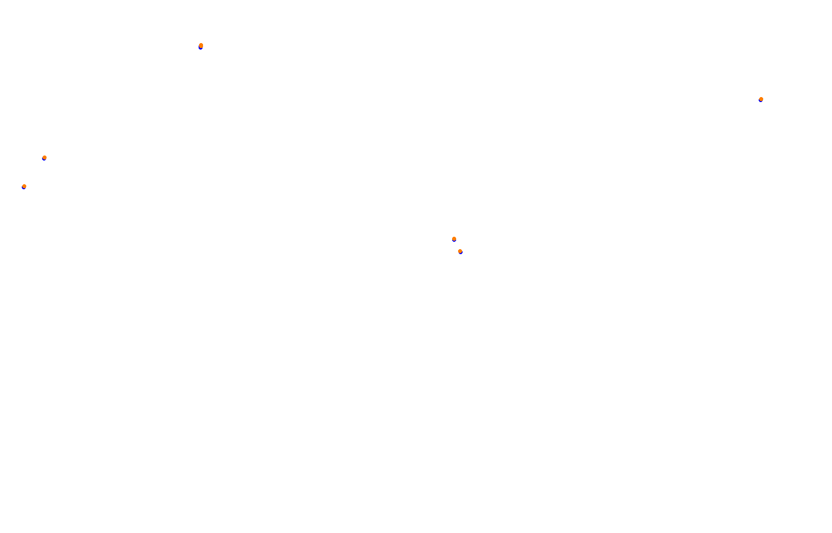 SRV Hockenheimring 2022 - Layout GP (3xDRS) collisions