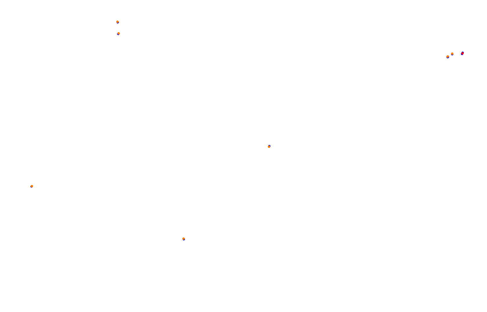 SRV Hockenheimring 2022 - Layout GP (3xDRS) collisions