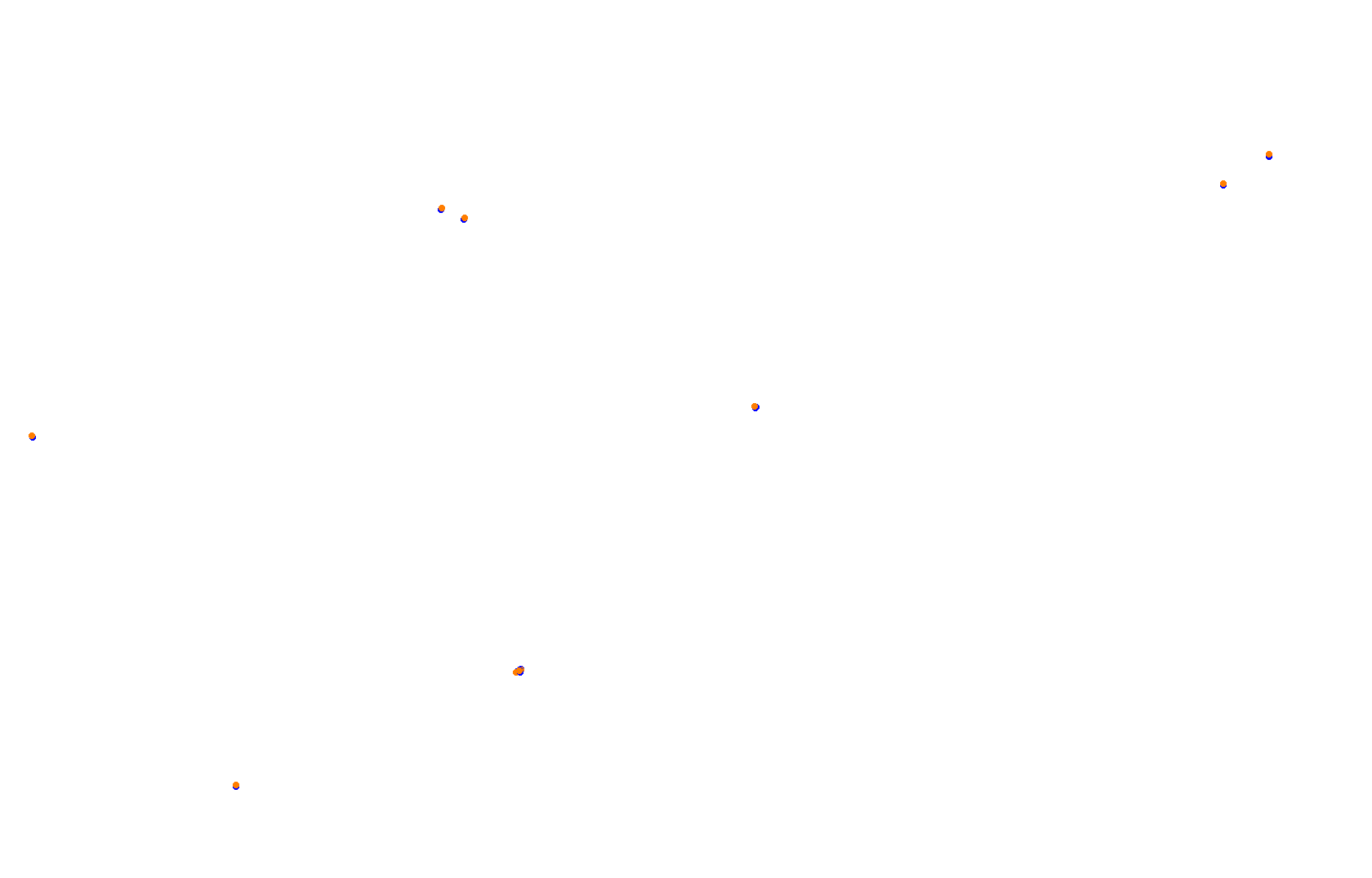 SRV Hockenheimring 2022 - Layout GP (3xDRS) collisions