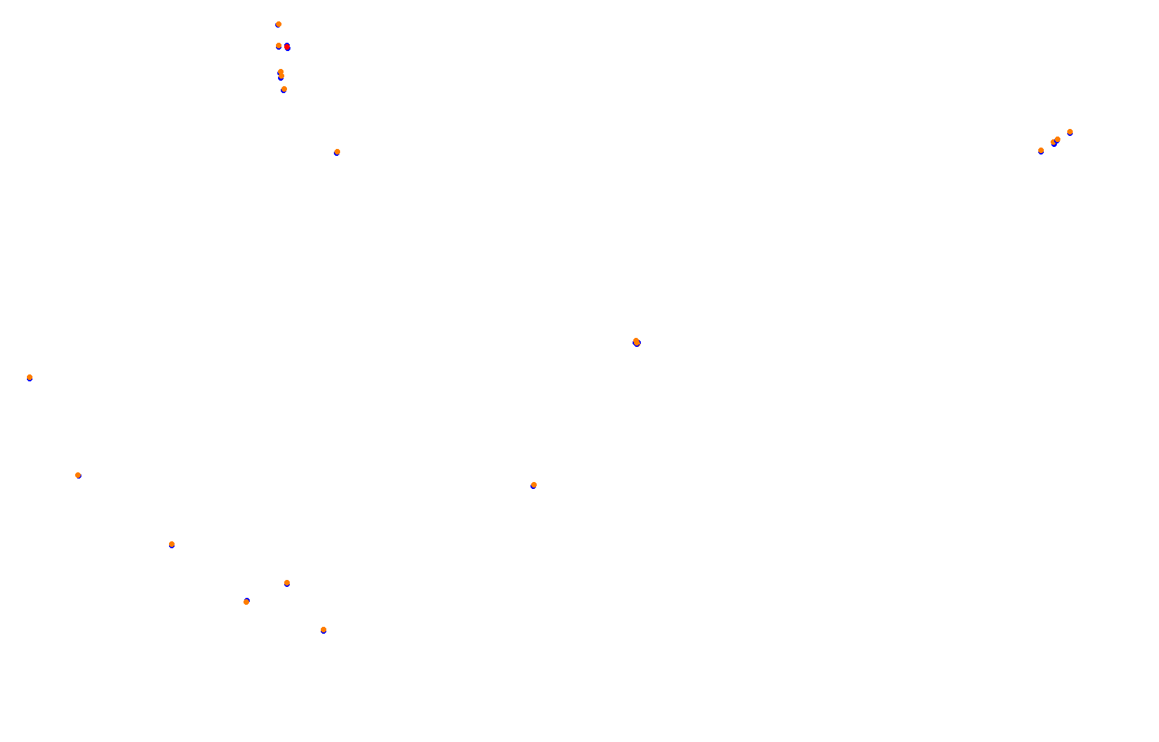 SRV Hockenheimring 2022 - Layout GP (3xDRS) collisions