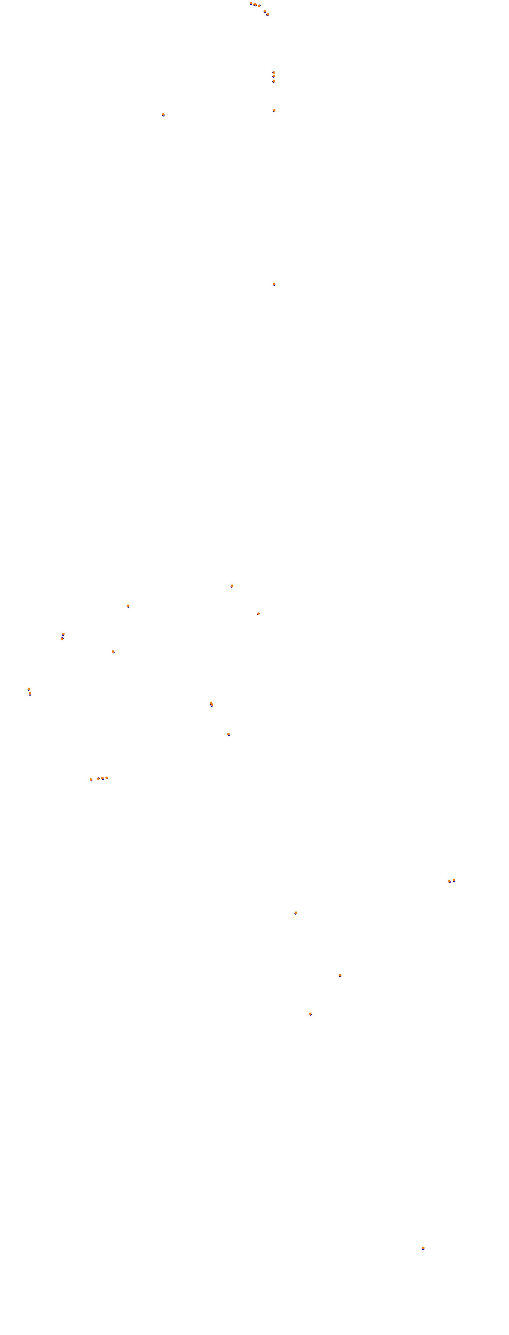 SRV Nurburgring Layout GP (Chicane GT) collisions