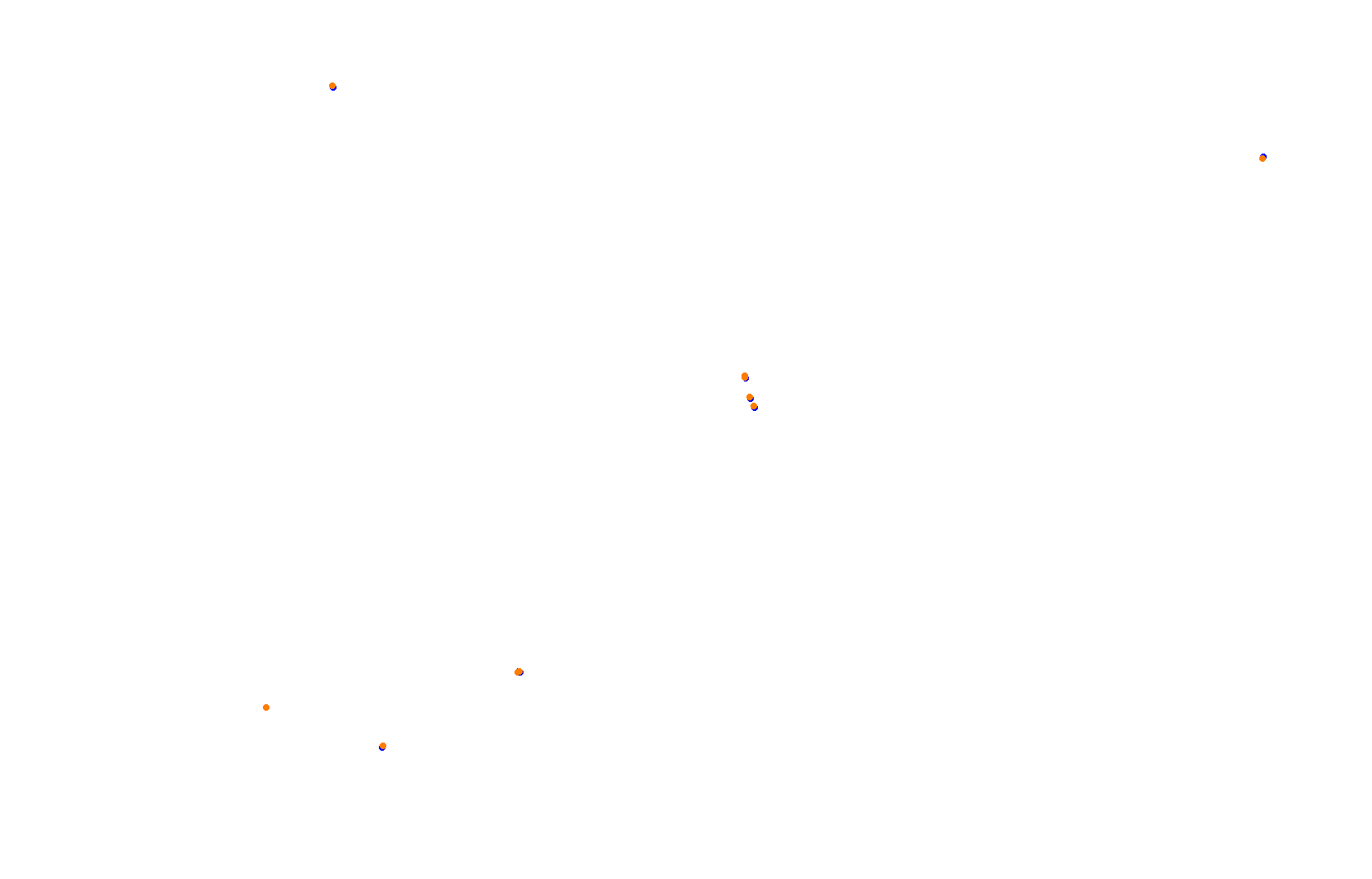 SRV Hockenheimring 2022 - Layout GP (3xDRS) collisions