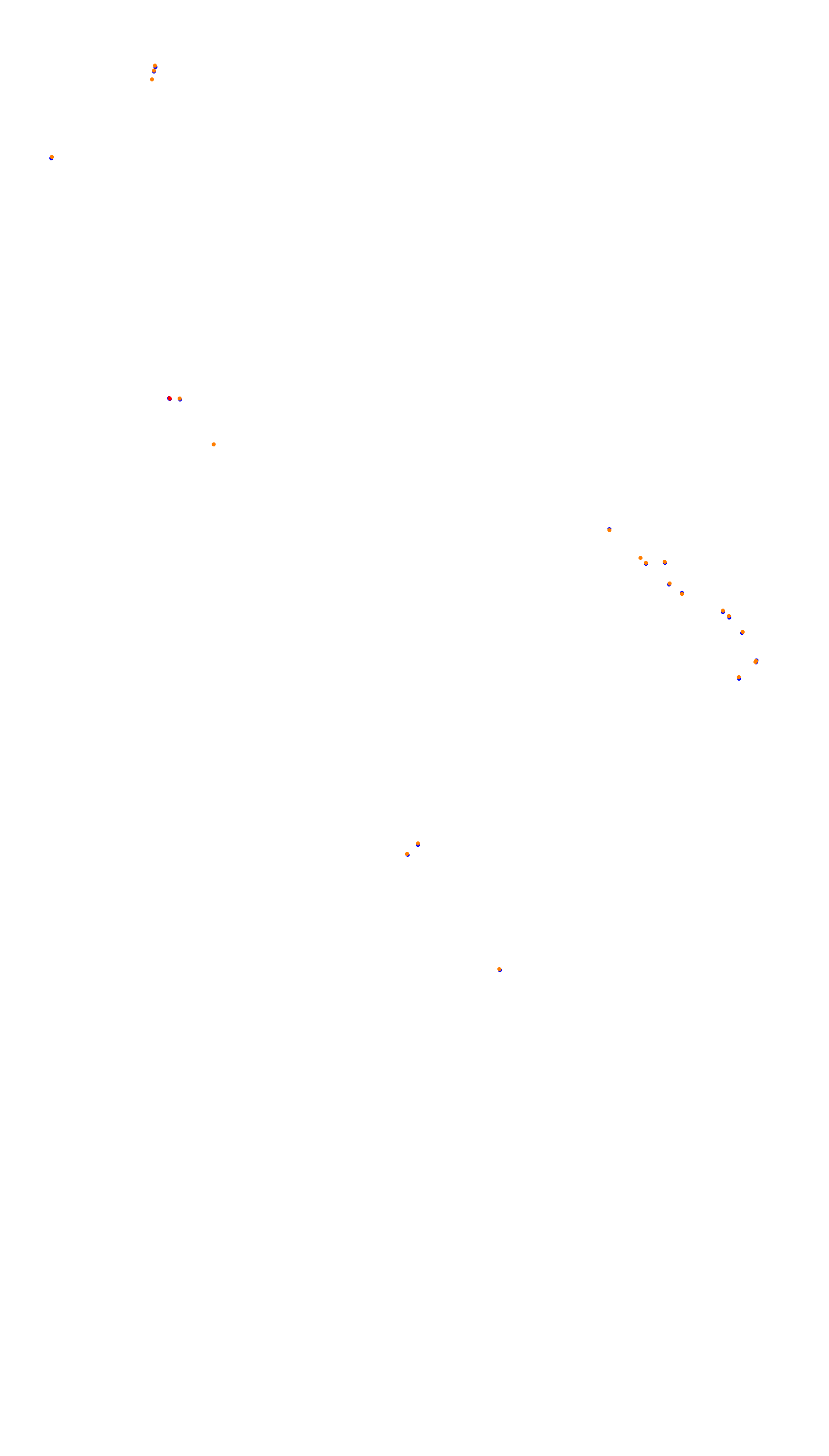 SRV Kyalami - Layout GP (3xDRS) collisions