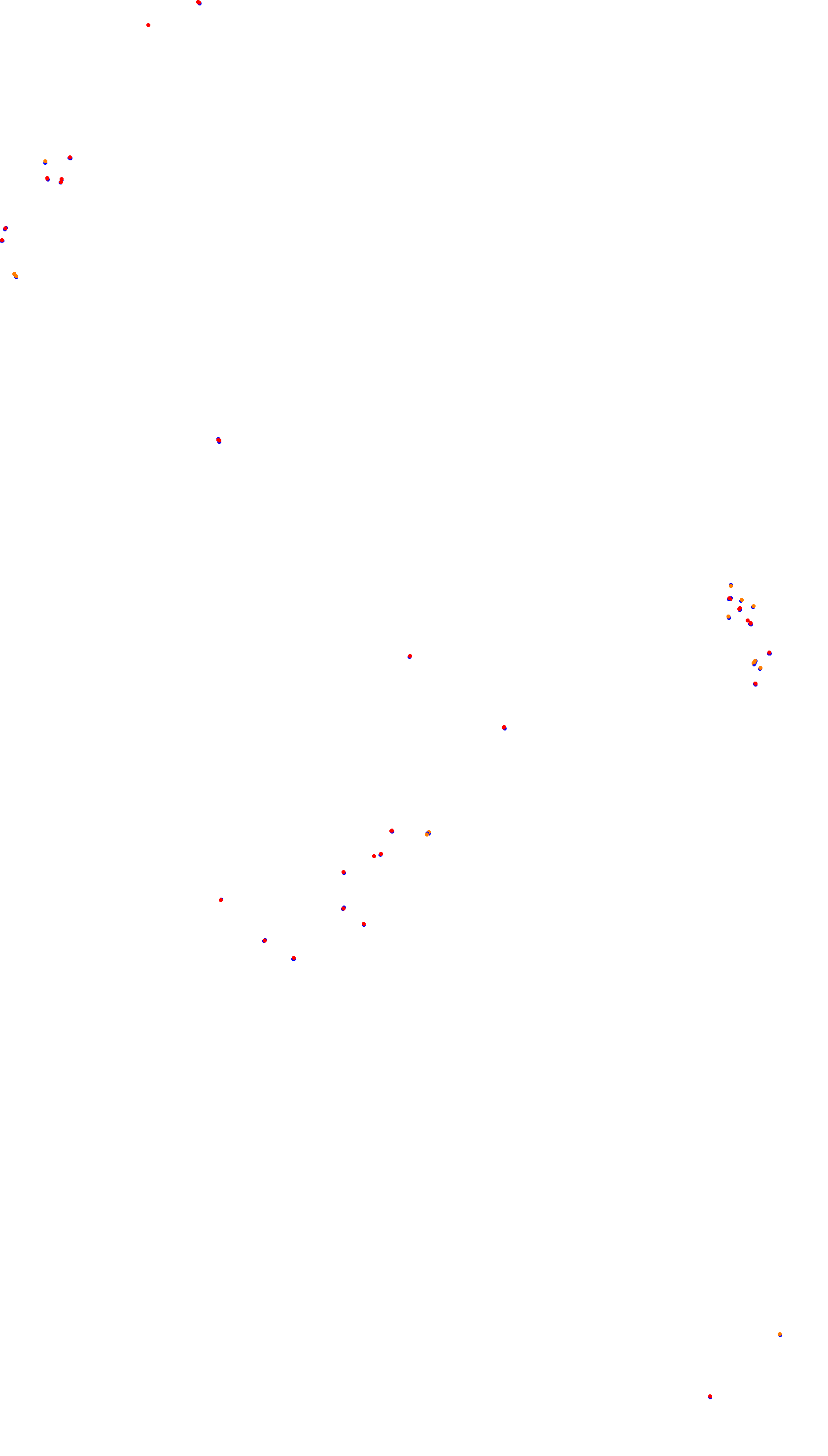 SRV Kyalami - Layout GP (3xDRS) collisions