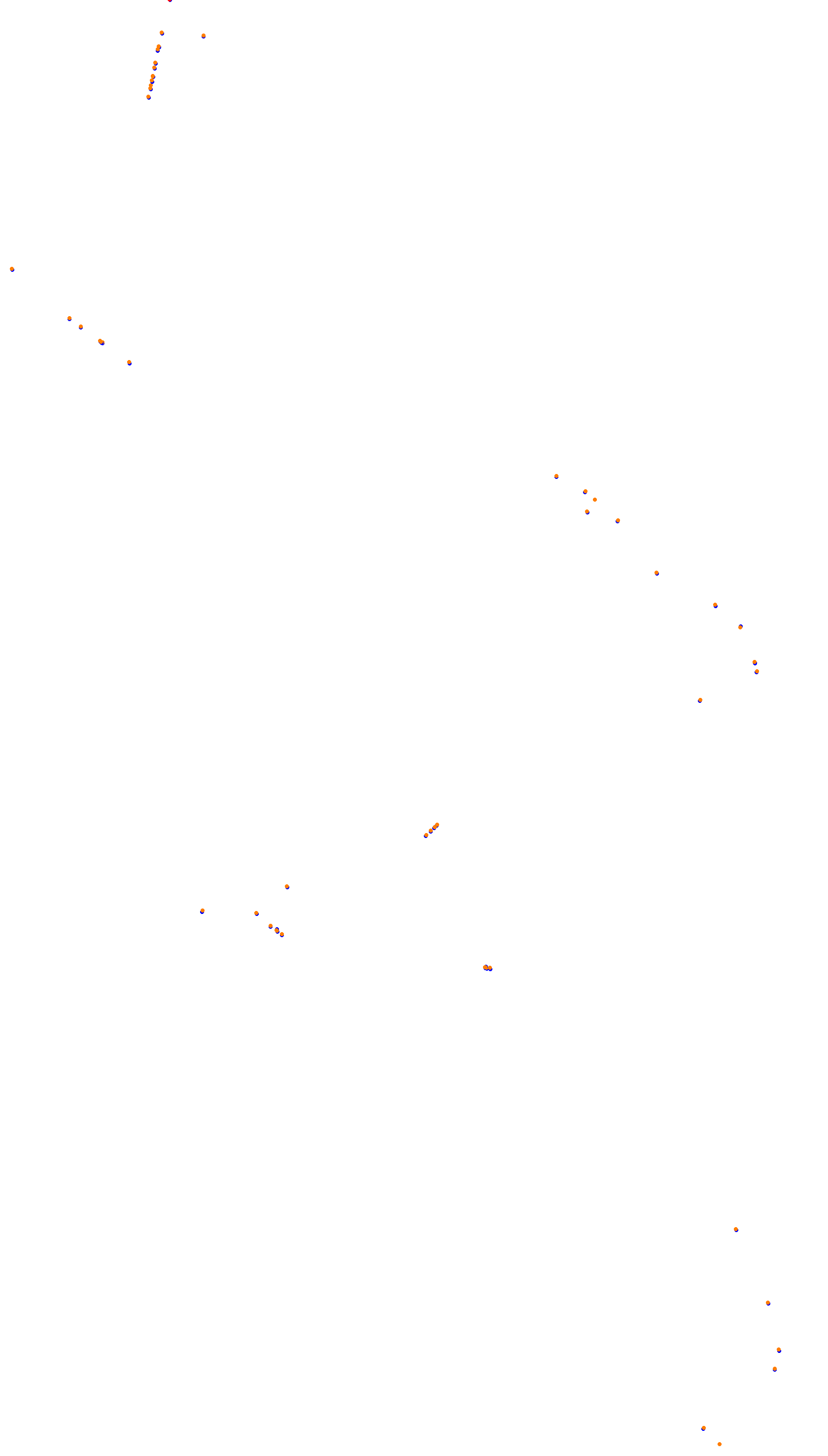 SRV Kyalami - Layout GP (3xDRS) collisions