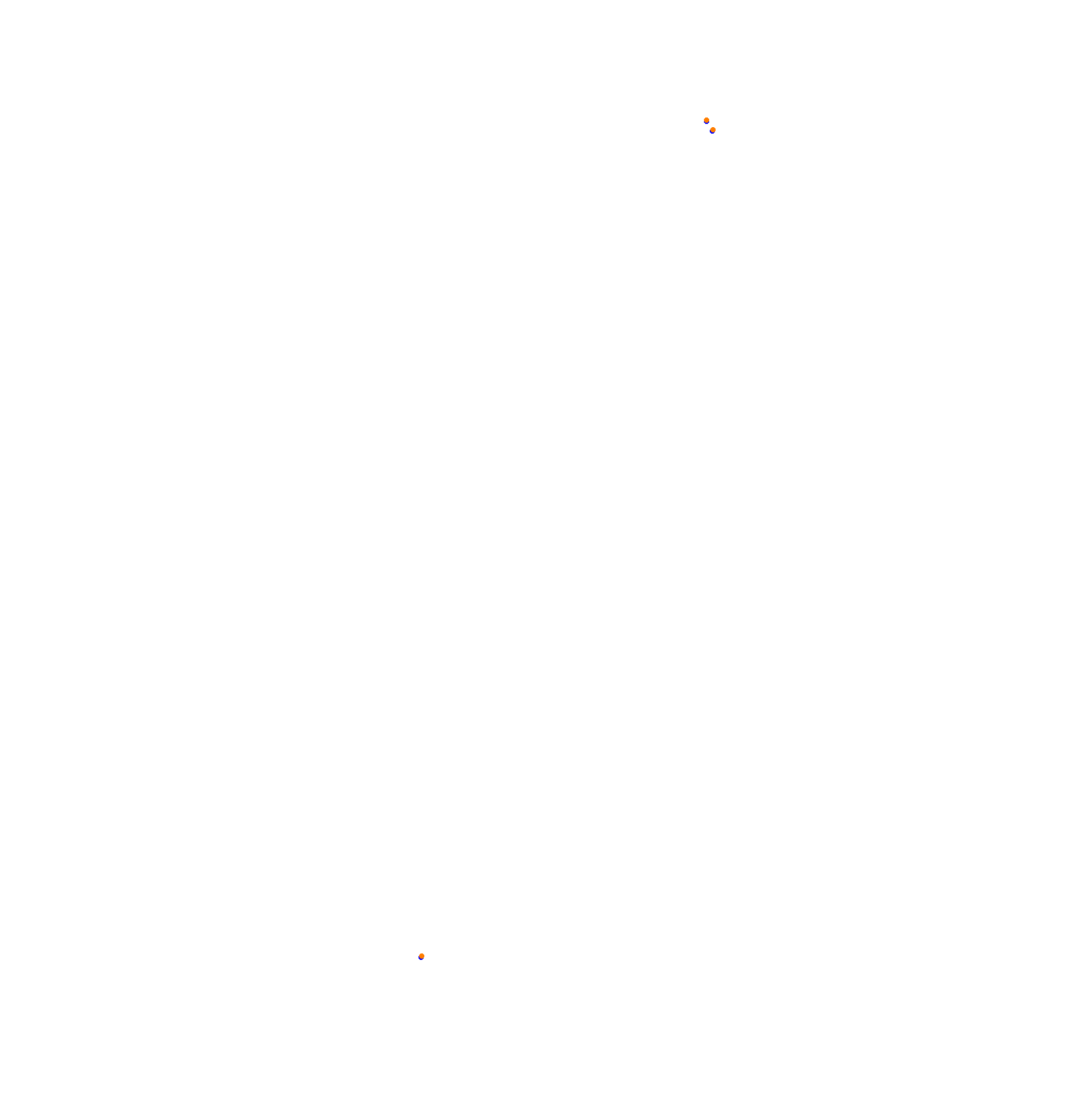 SRV Slovakiaring 2023 - Layout GP (3xDRS) collisions