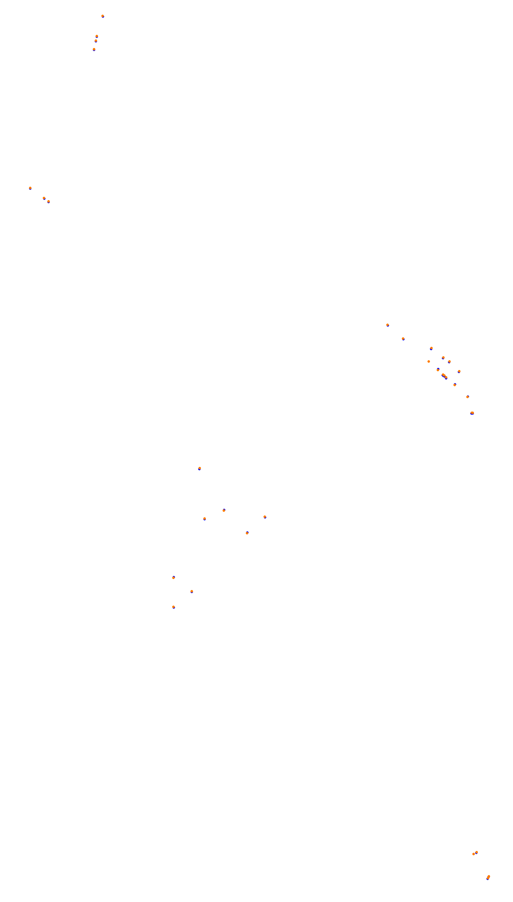 SRV Kyalami - Layout GP (3xDRS) collisions