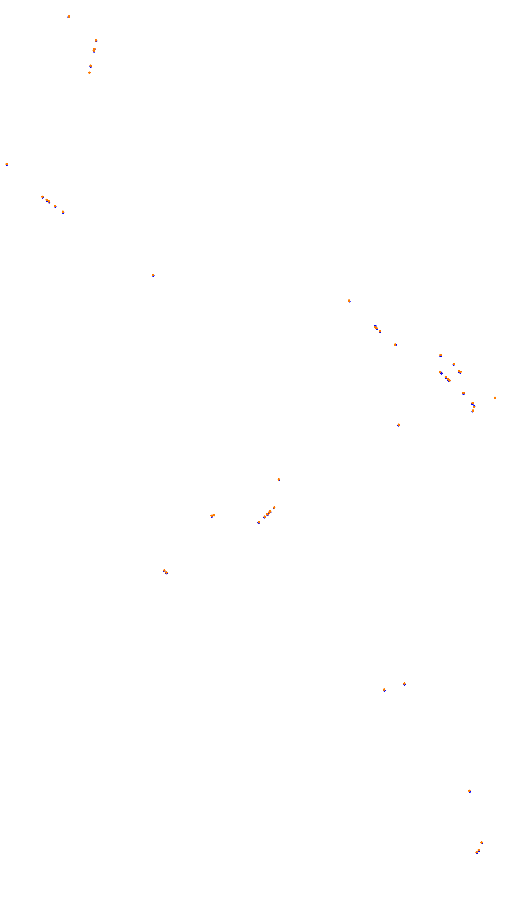 SRV Kyalami - Layout GP (3xDRS) collisions