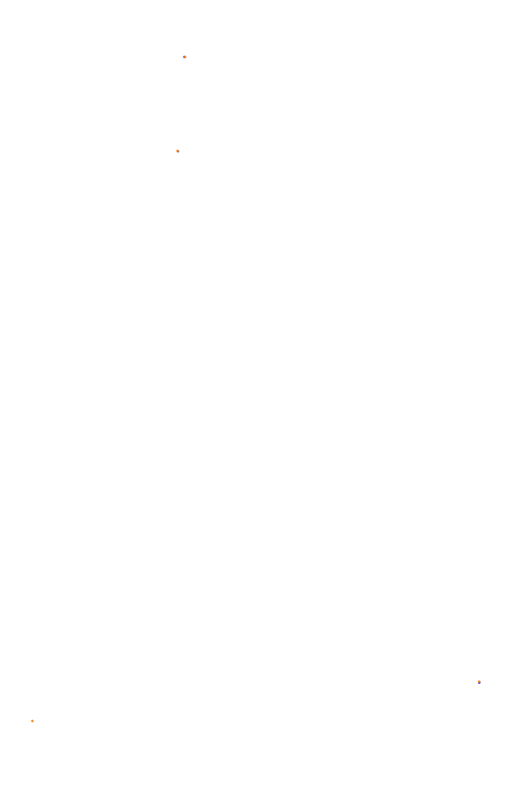 SRV SPA-Francorchamps - Layout GP collisions