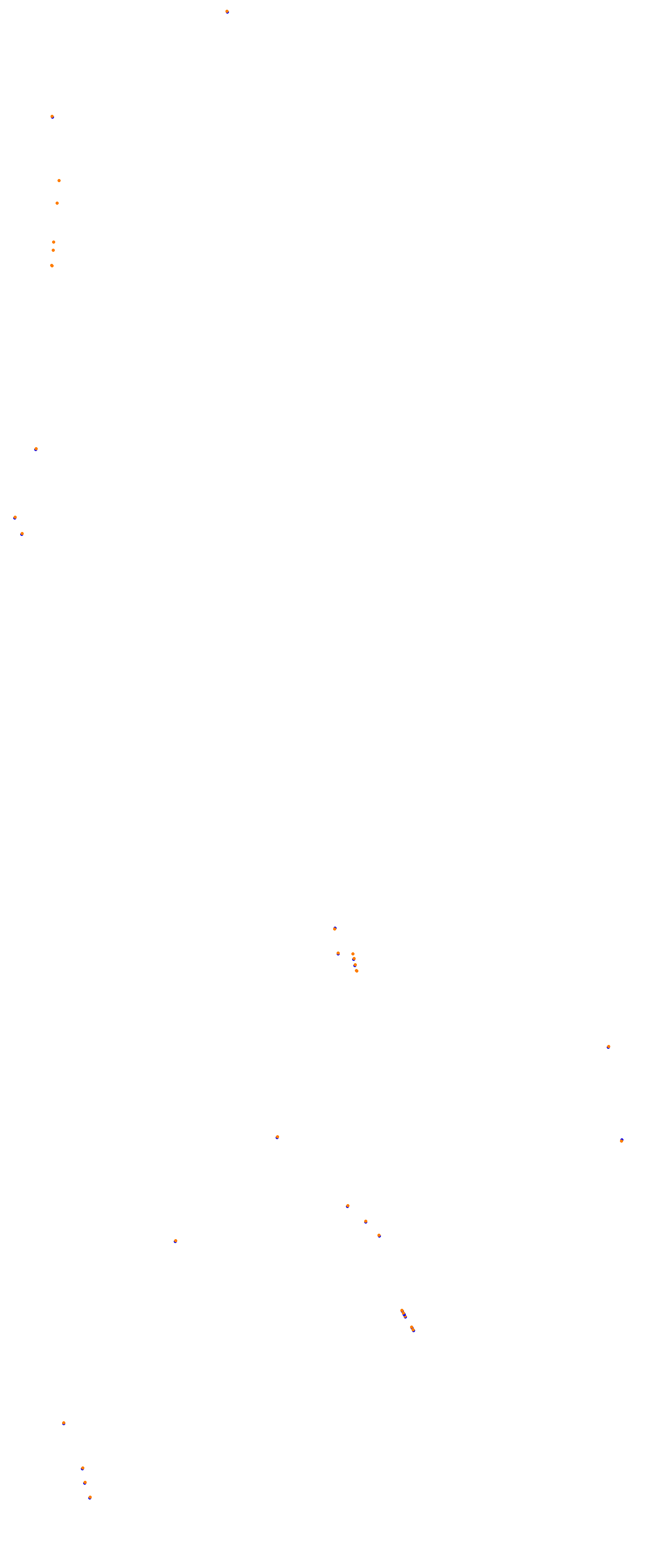 SRV Watkins Glen - Layout Boot (3xDRS) collisions