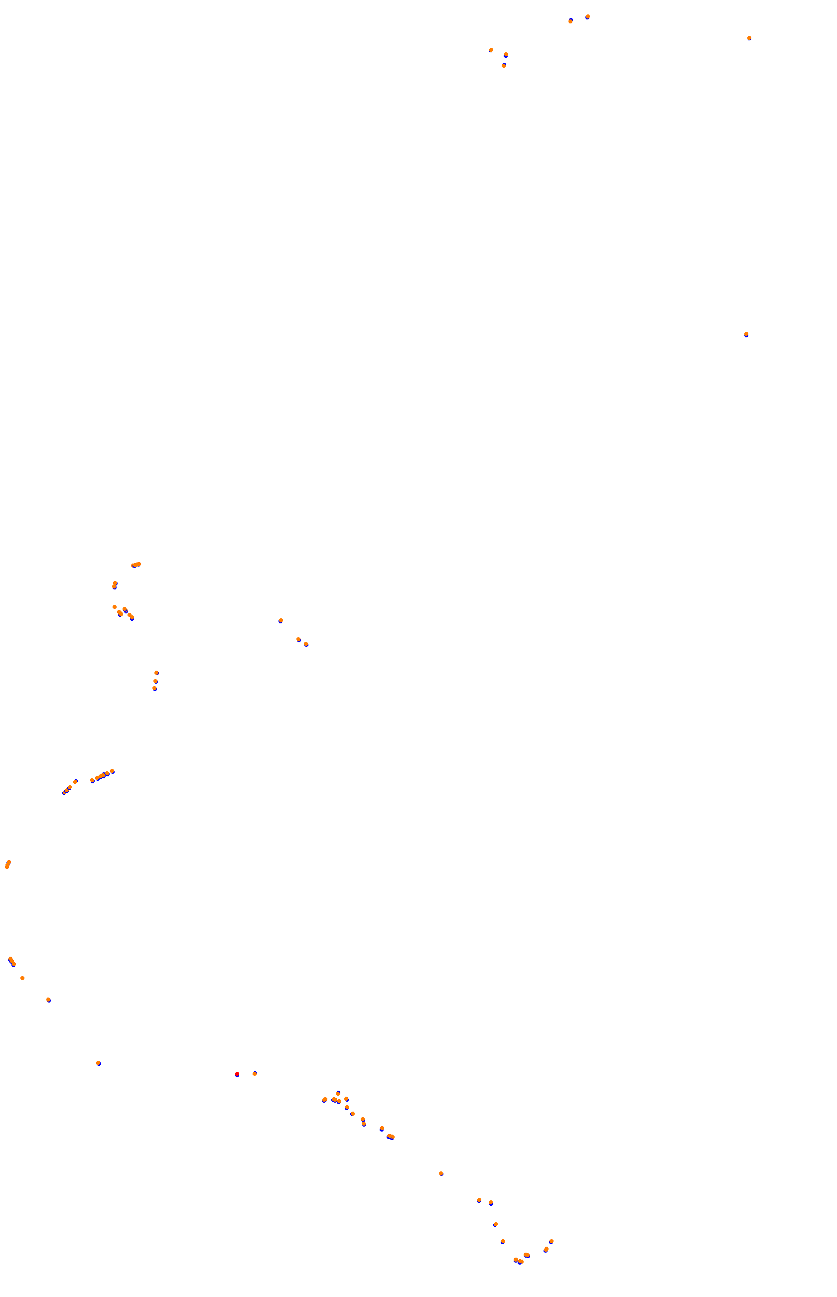 SRV Bathurst - Layout GP (3xDRS) collisions