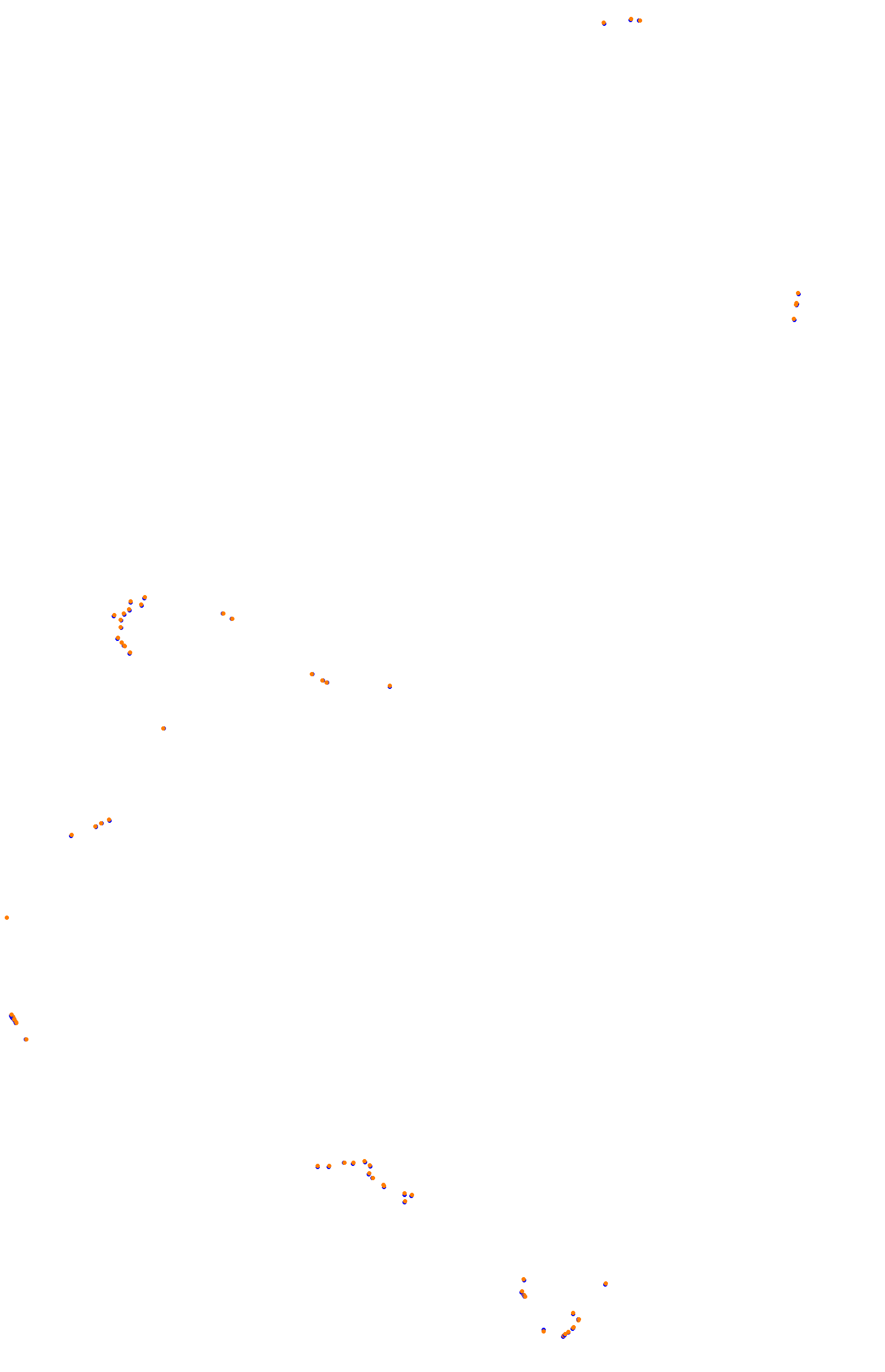 SRV Bathurst - Layout GP collisions