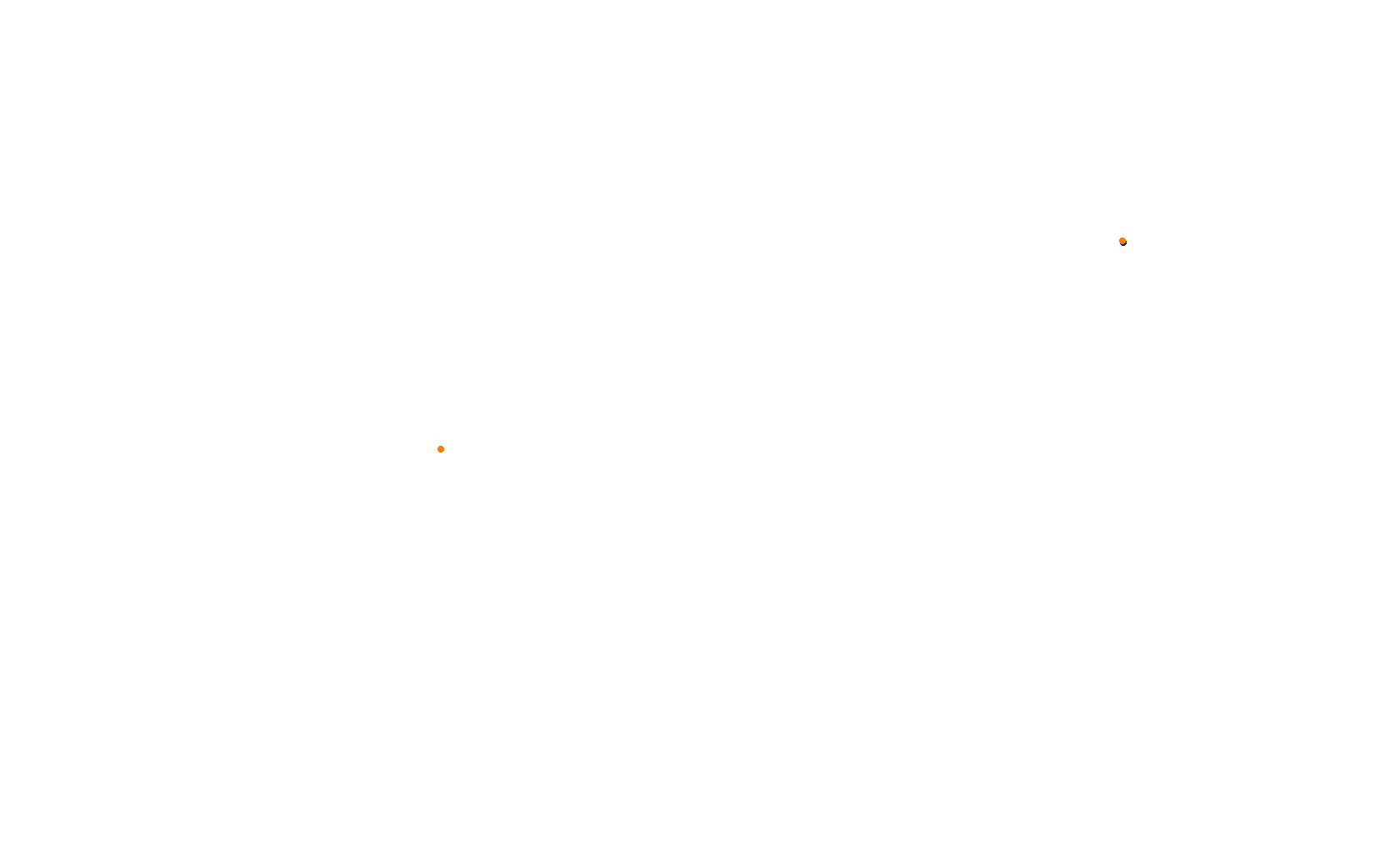 SRV Circuit of The Americas 2021 - Layout GP collisions